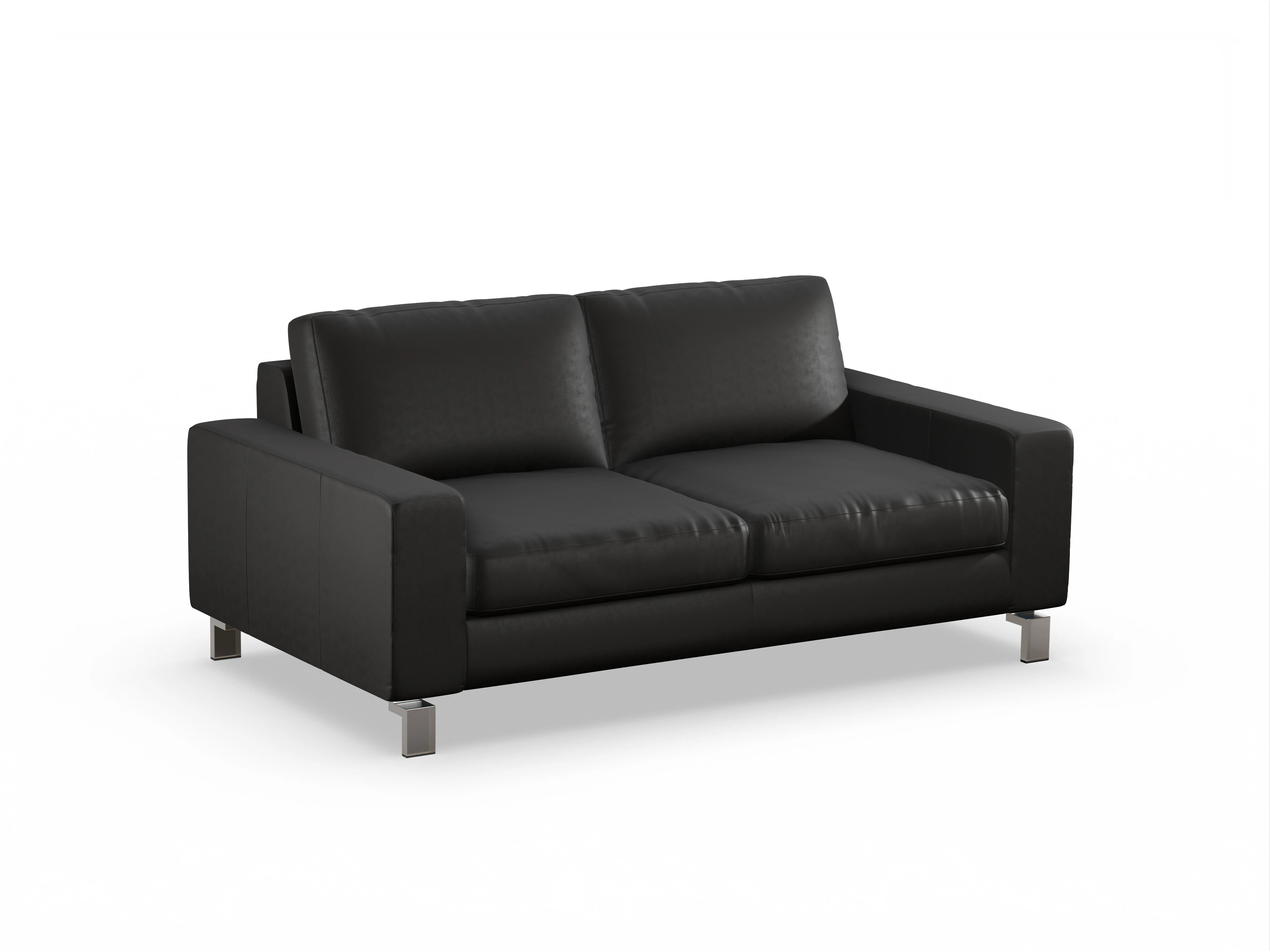 Ansicht des Produktes Indiana 2-Sitzer Sofa in Leder Grau
