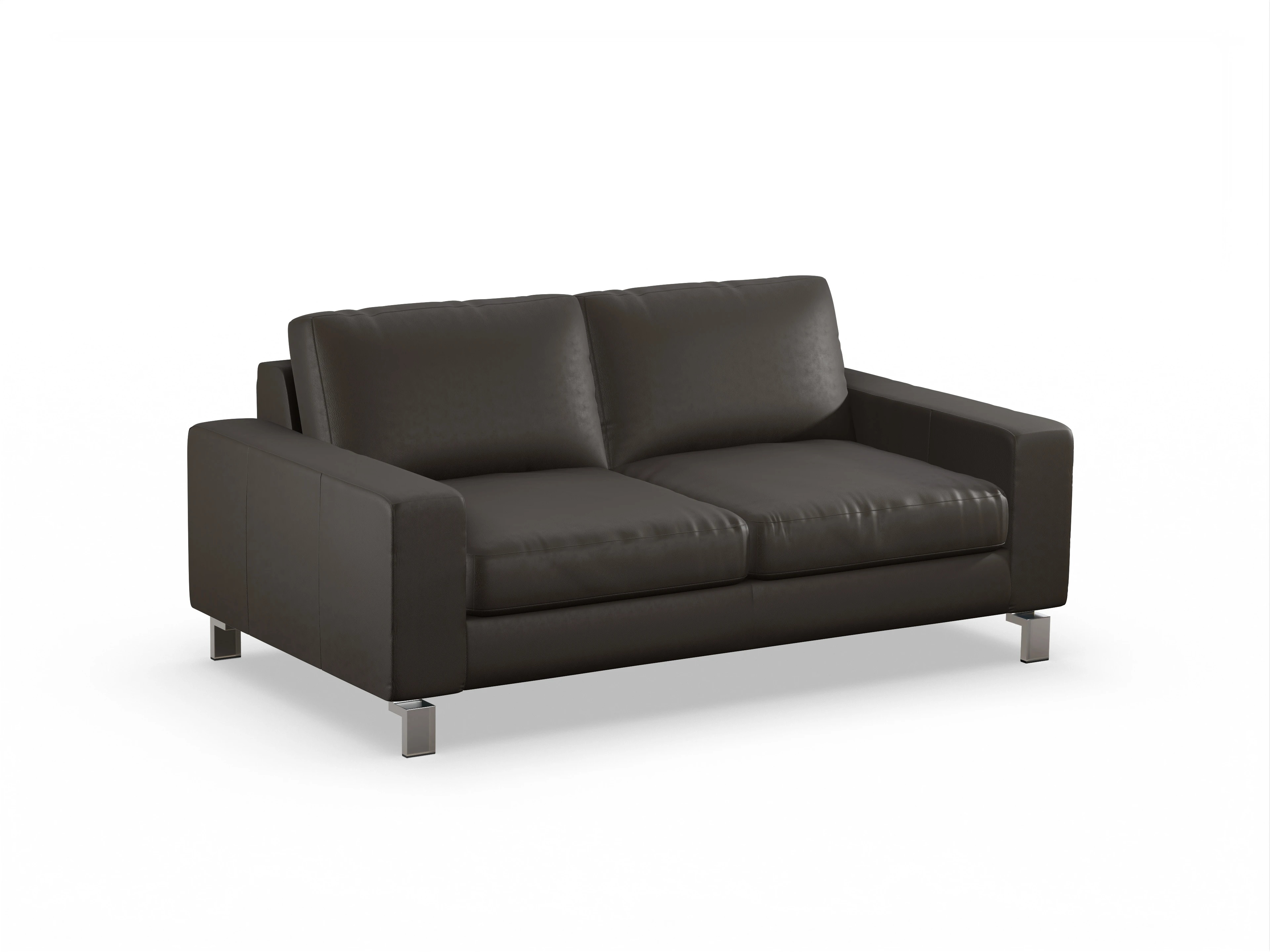 Ansicht des Produktes Indiana 2-Sitzer Sofa in Leder Braun