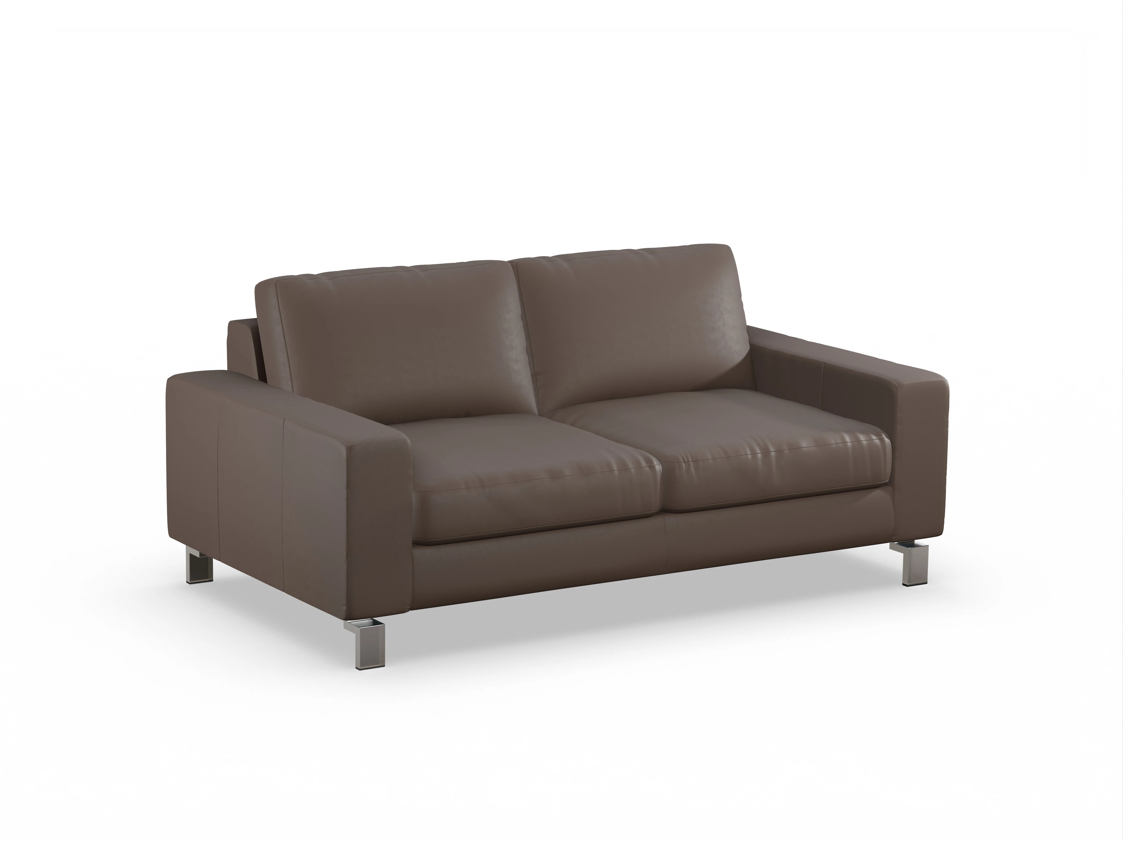 Ansicht des Produktes Indiana 2-Sitzer Sofa in Leder Braun