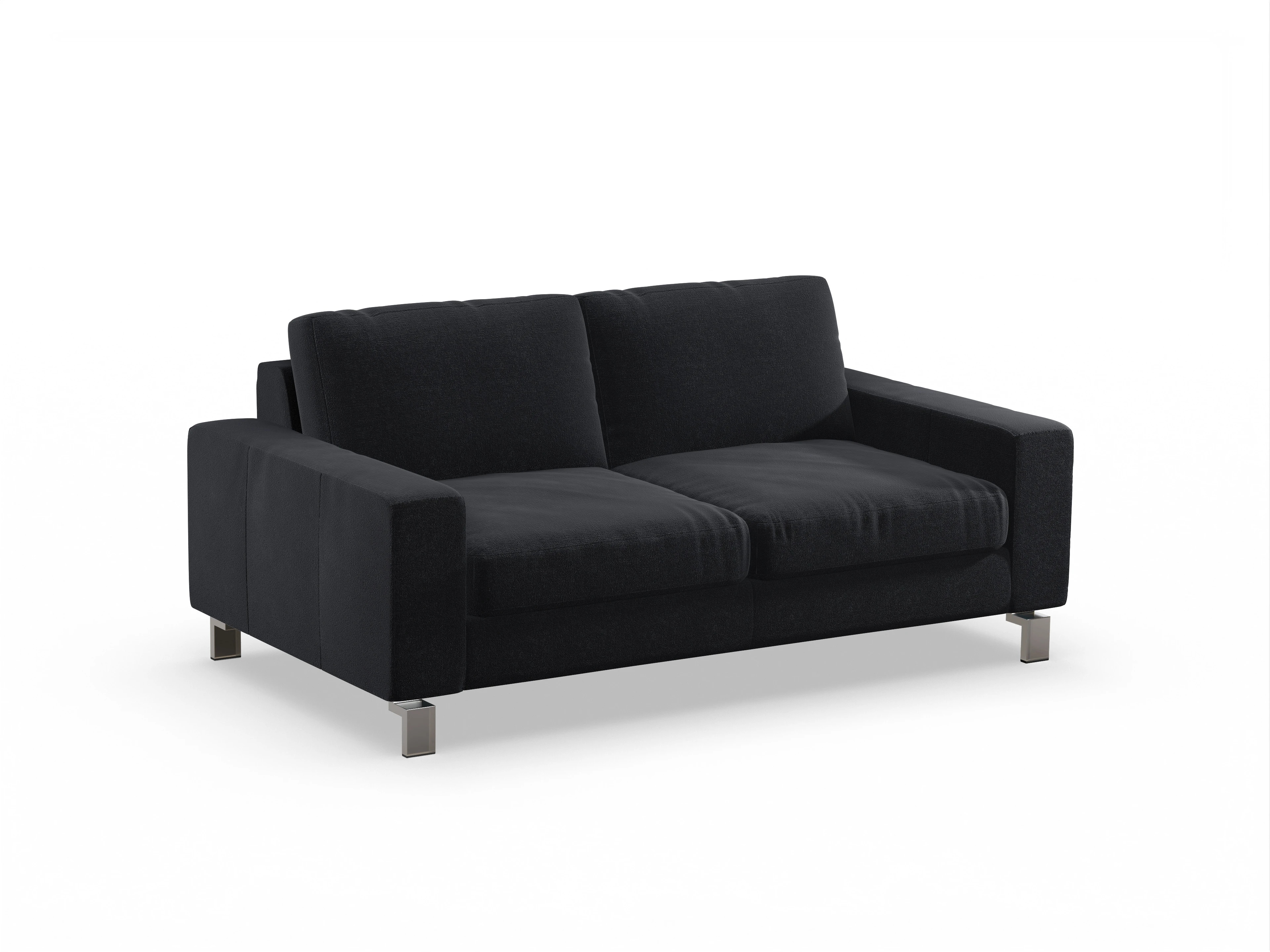 Ansicht des Produktes Indiana 2-Sitzer Sofa in Stoff Schwarz