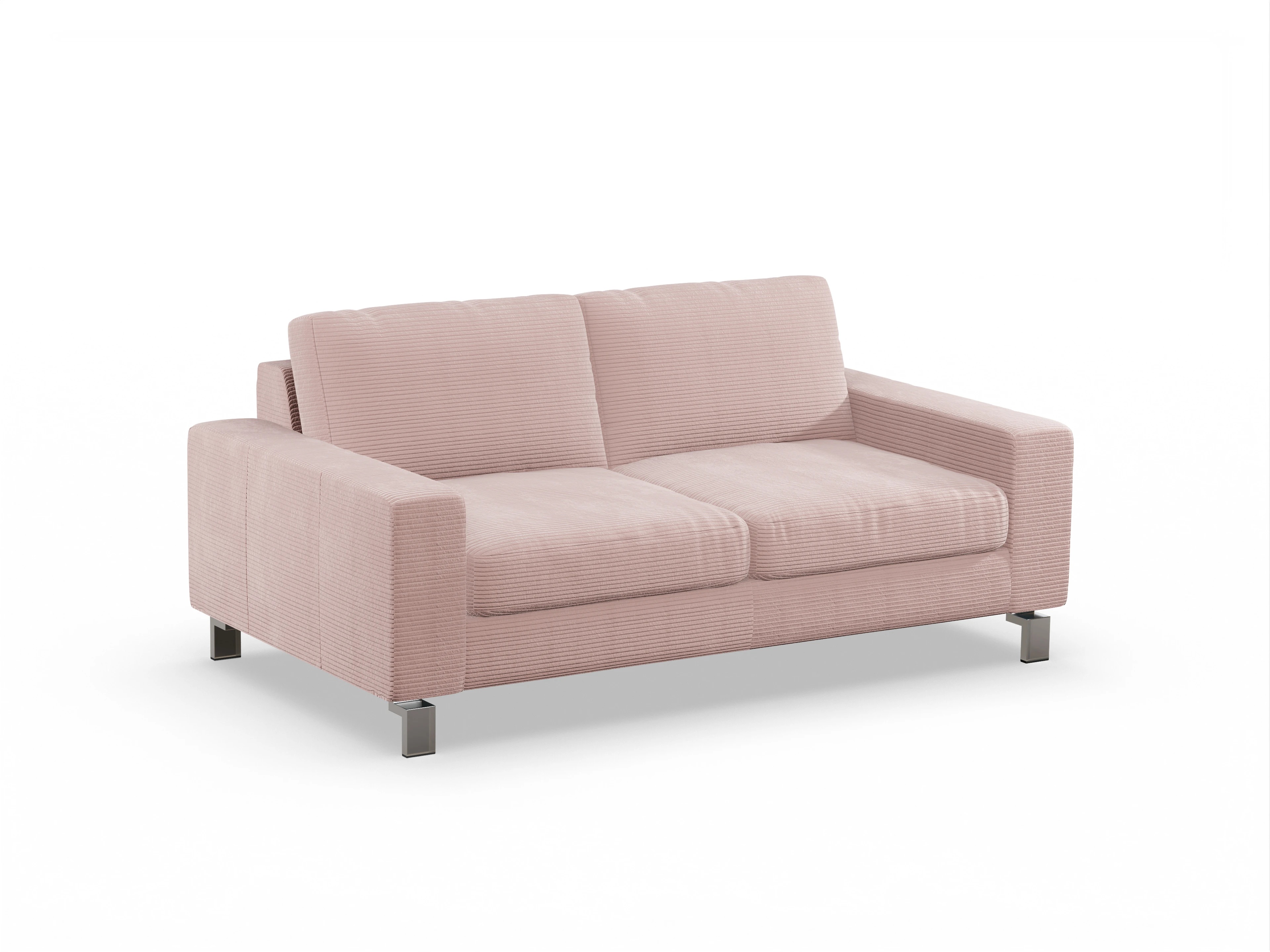 Ansicht des Produktes Indiana 2-Sitzer Sofa in Stoff Rosa