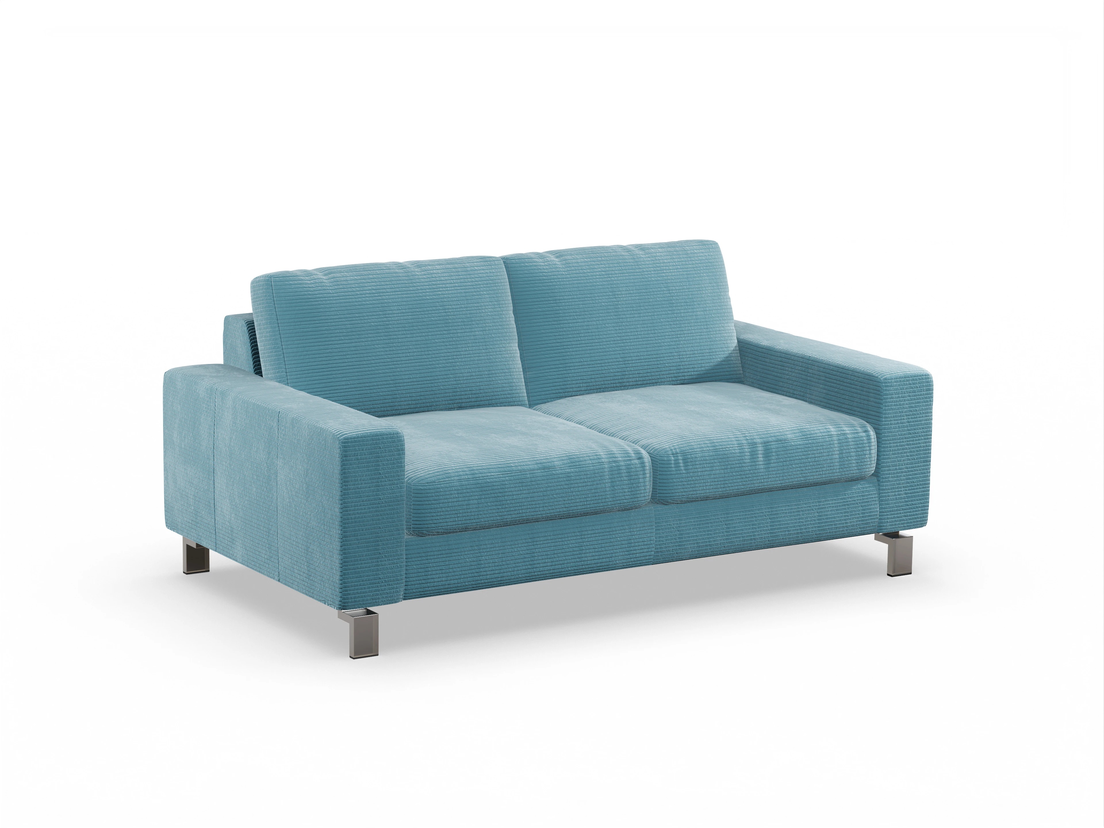 Ansicht des Produktes Indiana 2-Sitzer Sofa in Stoff Blau