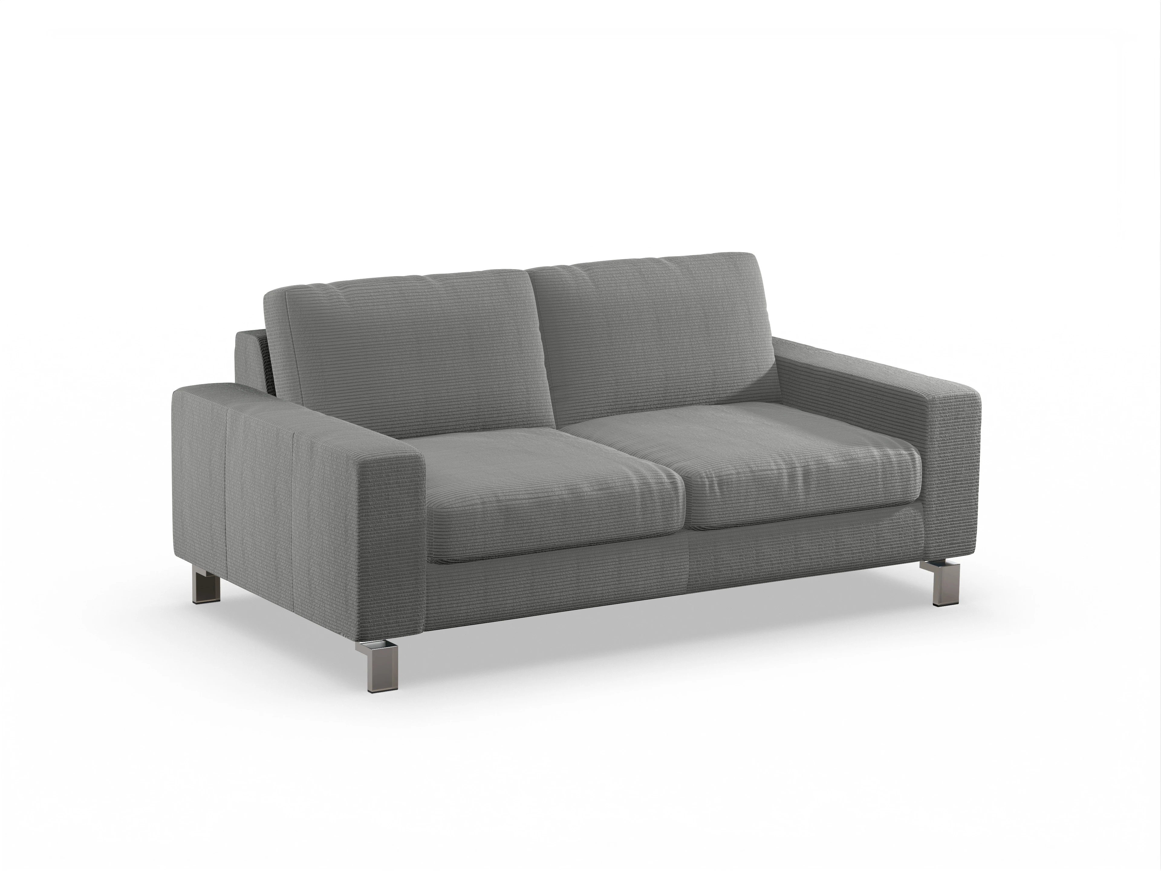 Ansicht des Produktes Indiana 2-Sitzer Sofa in Stoff Grau