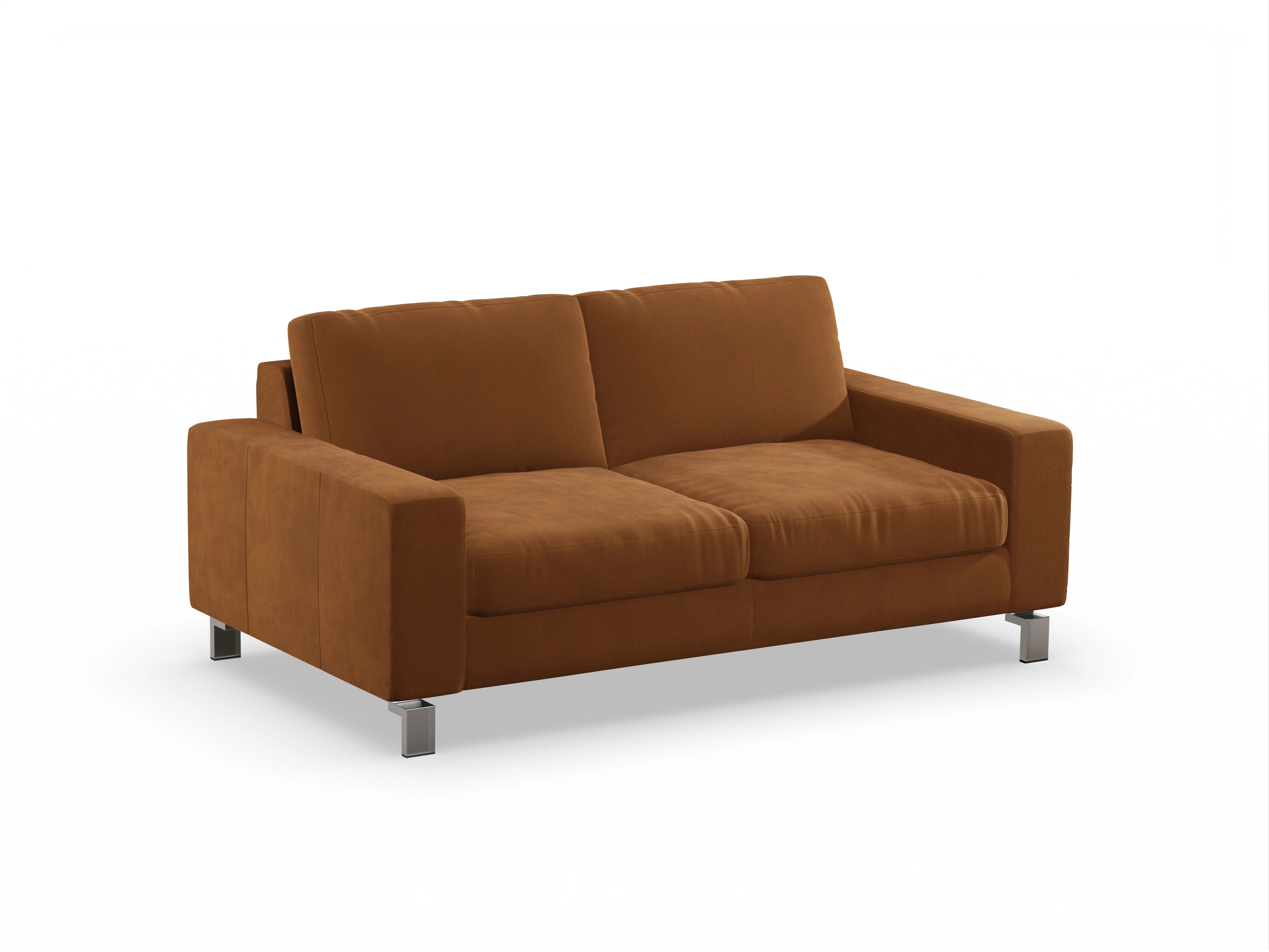Ansicht des Produktes Indiana 2-Sitzer Sofa in Stoff Braun