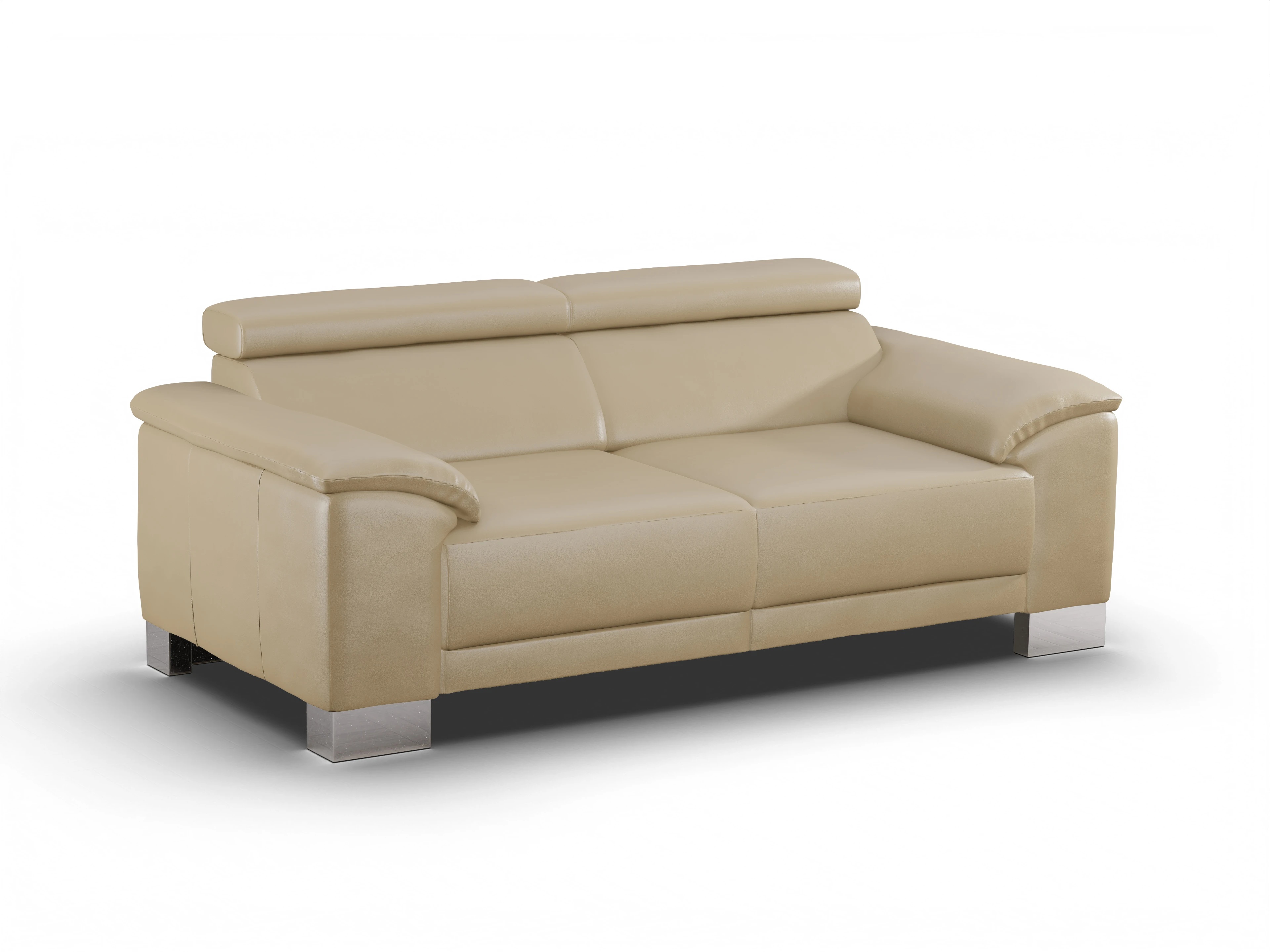 Ansicht des Produktes Antonio 2-Sitzer Sofa in Leder Beige