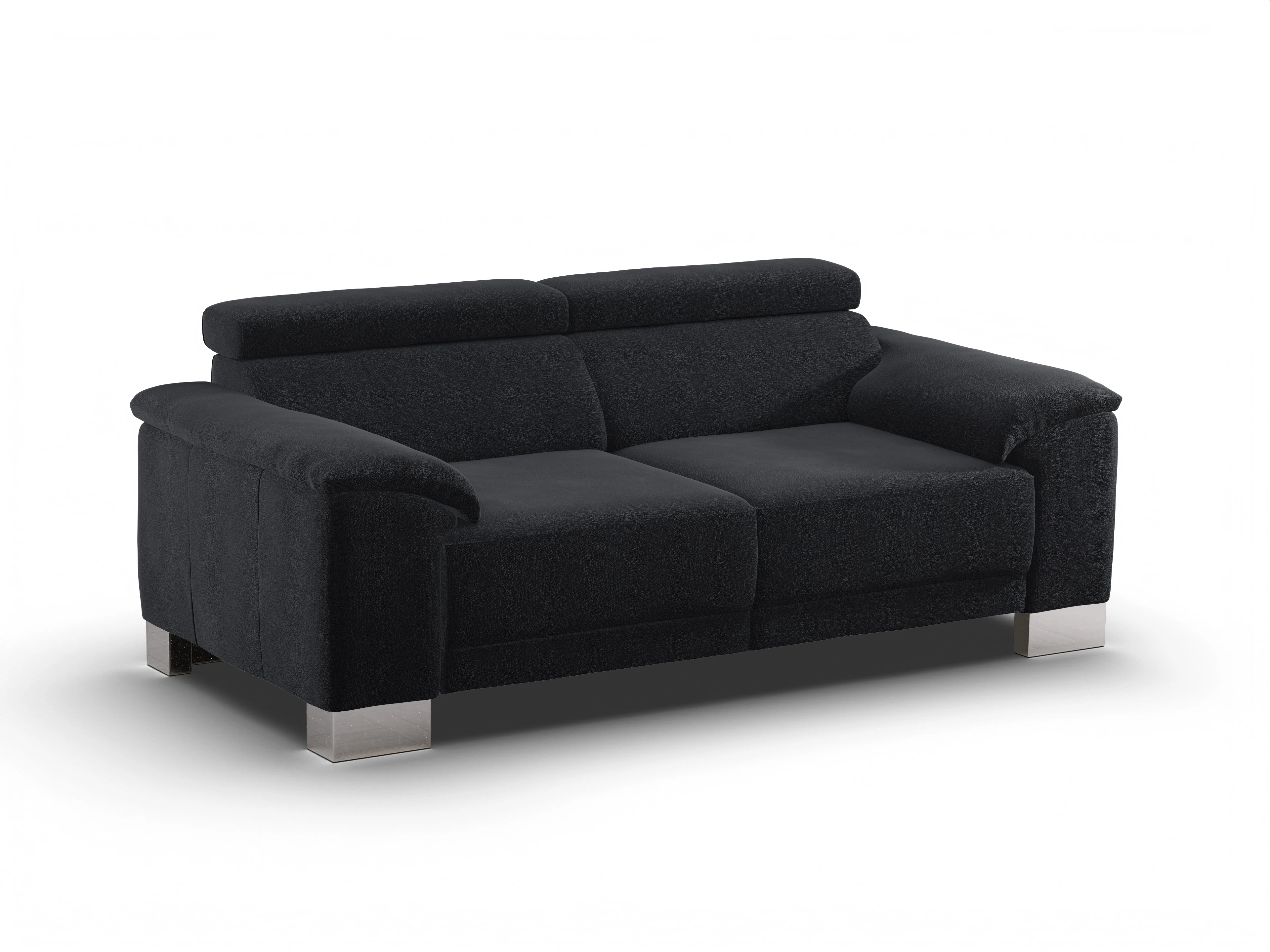 Ansicht des Produktes Antonio 2-Sitzer Sofa in Stoff Schwarz