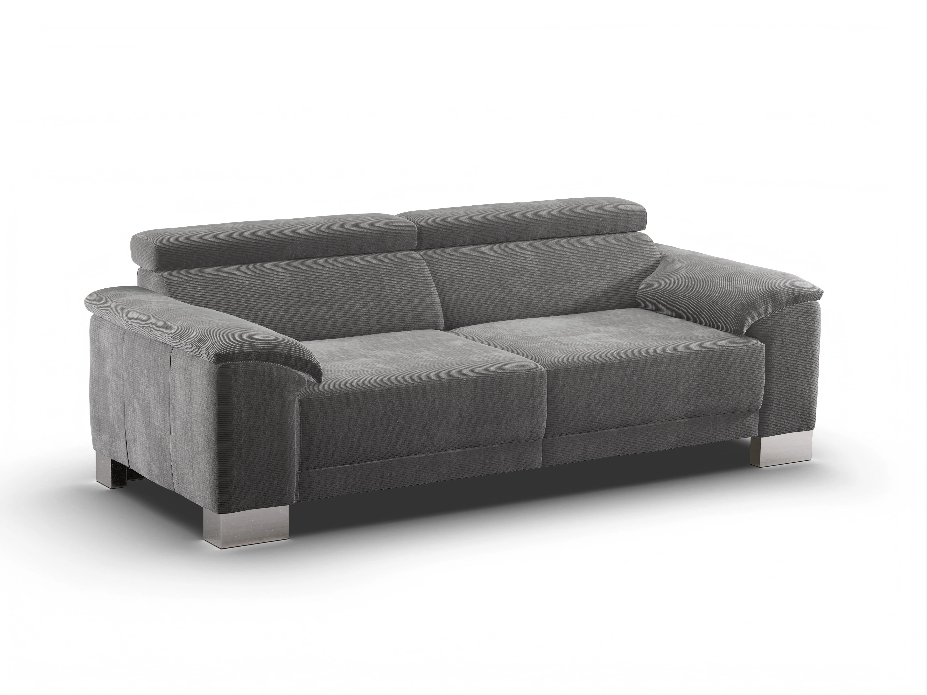 Ansicht des Produktes Antonio 3-Sitzer Sofa in Stoff Grau