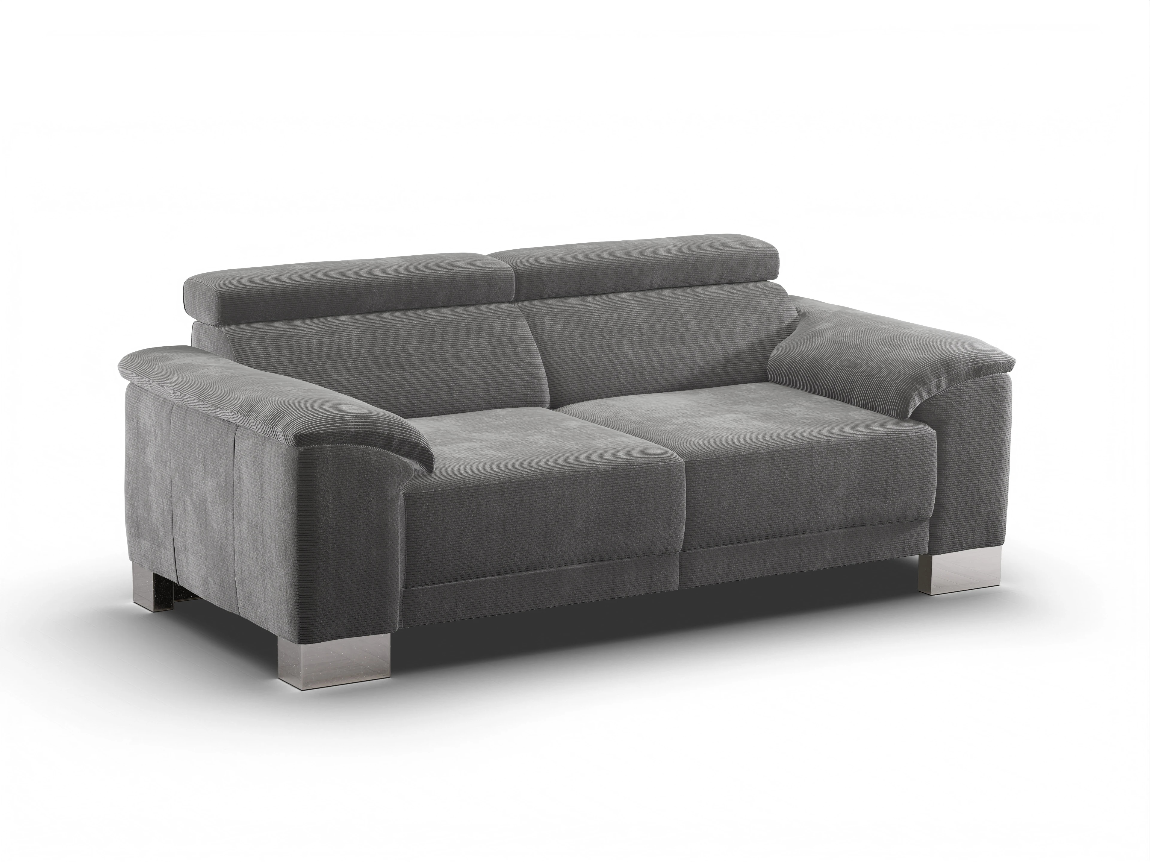 Ansicht des Produktes Antonio 2-Sitzer Sofa in Stoff Grau