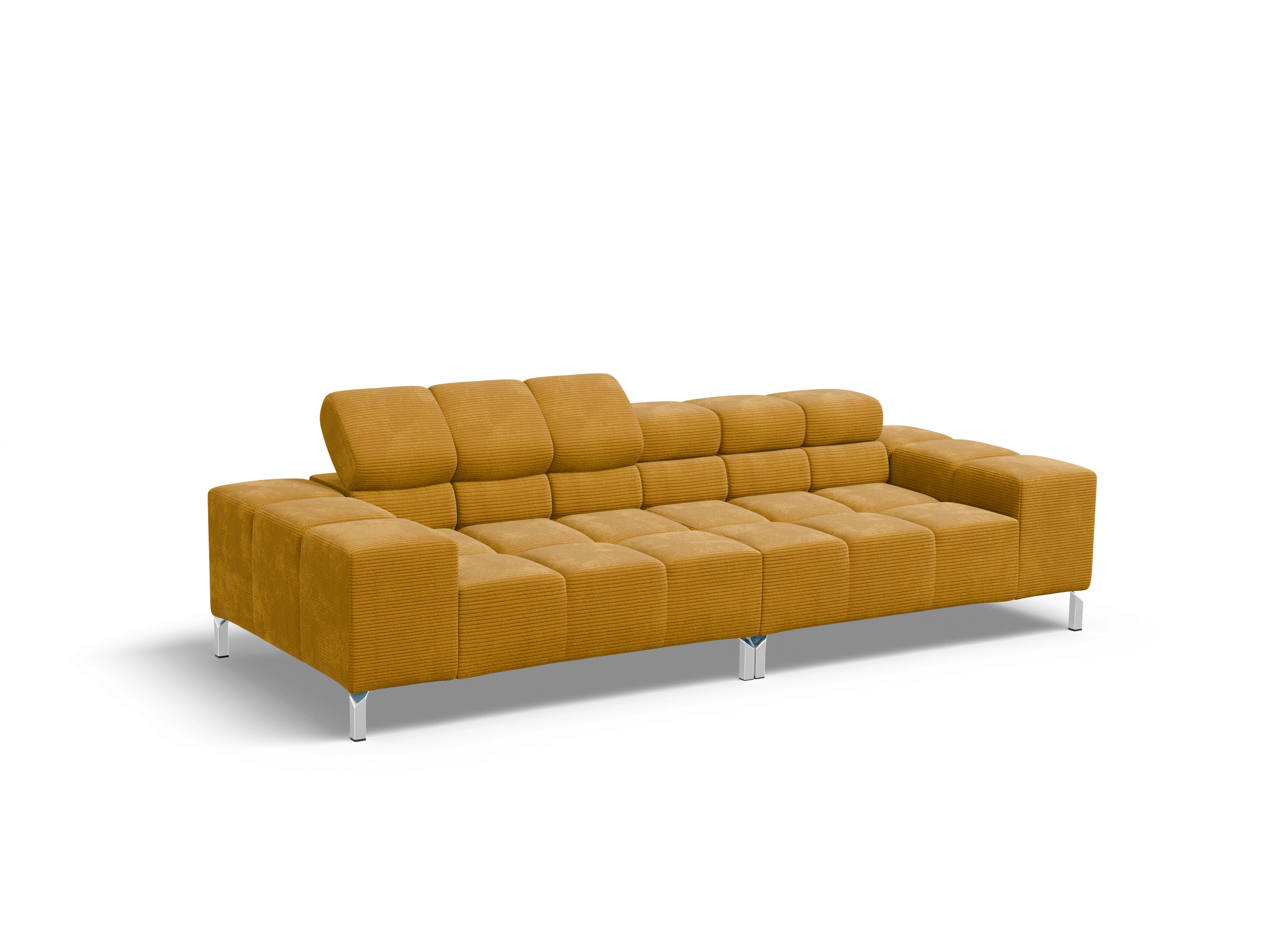 Wilo 3-Sitzer Sofa Ansicht des Produktes Wilo 3-Sitzer Sofa in Stoff Gelb