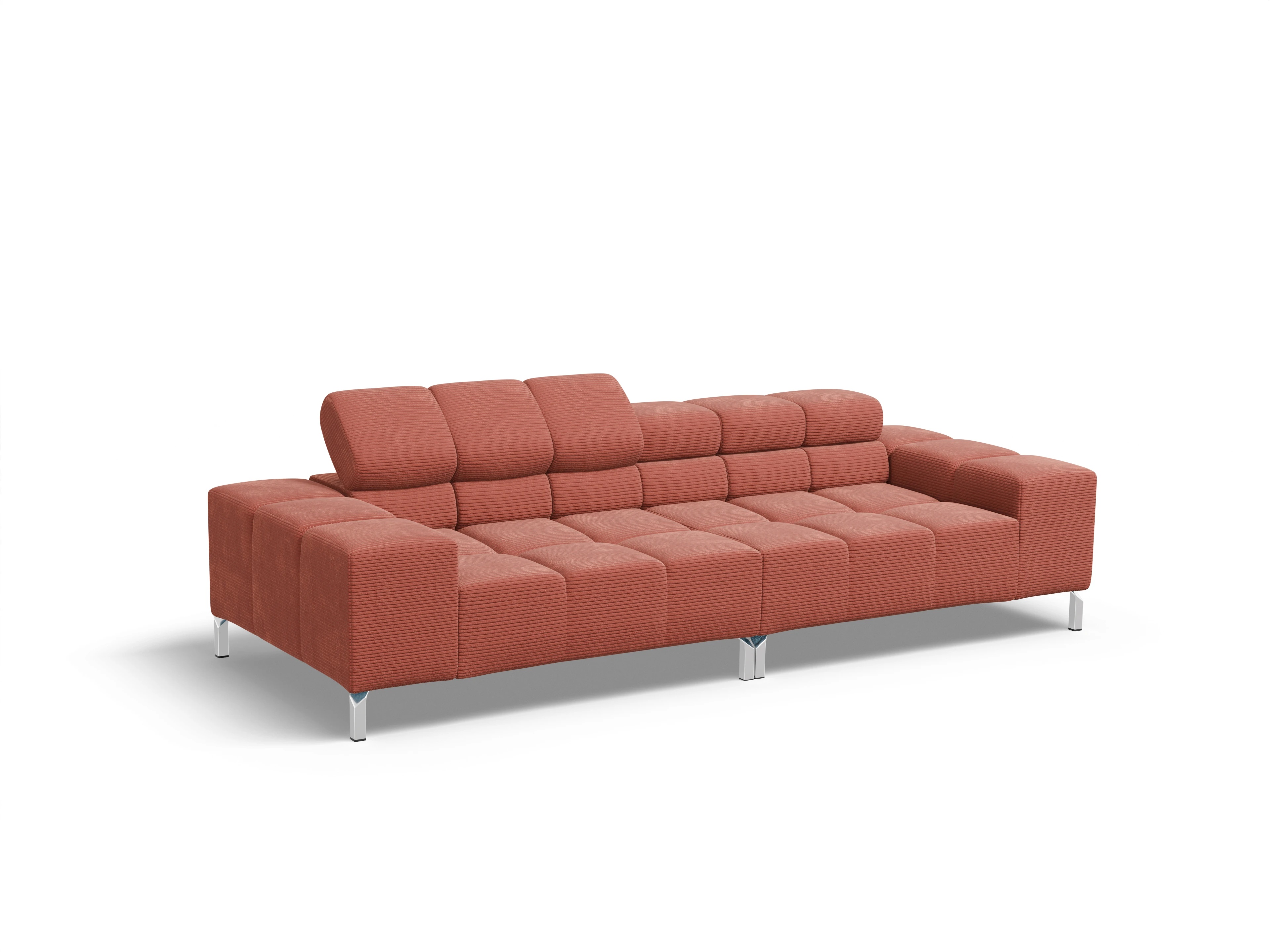 Wilo 3-Sitzer Sofa Ansicht des Produktes Wilo 3-Sitzer Sofa in Stoff Orange