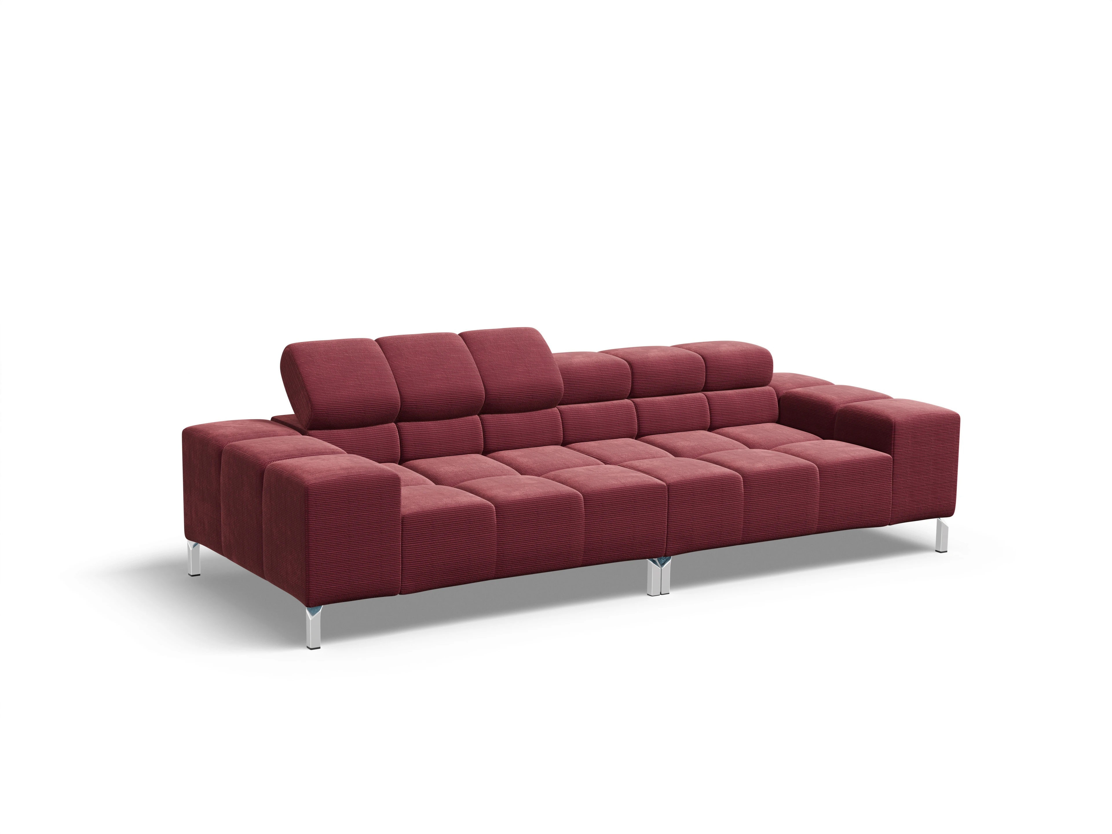 Wilo 3-Sitzer Sofa Ansicht des Produktes Wilo 3-Sitzer Sofa in Stoff Rot