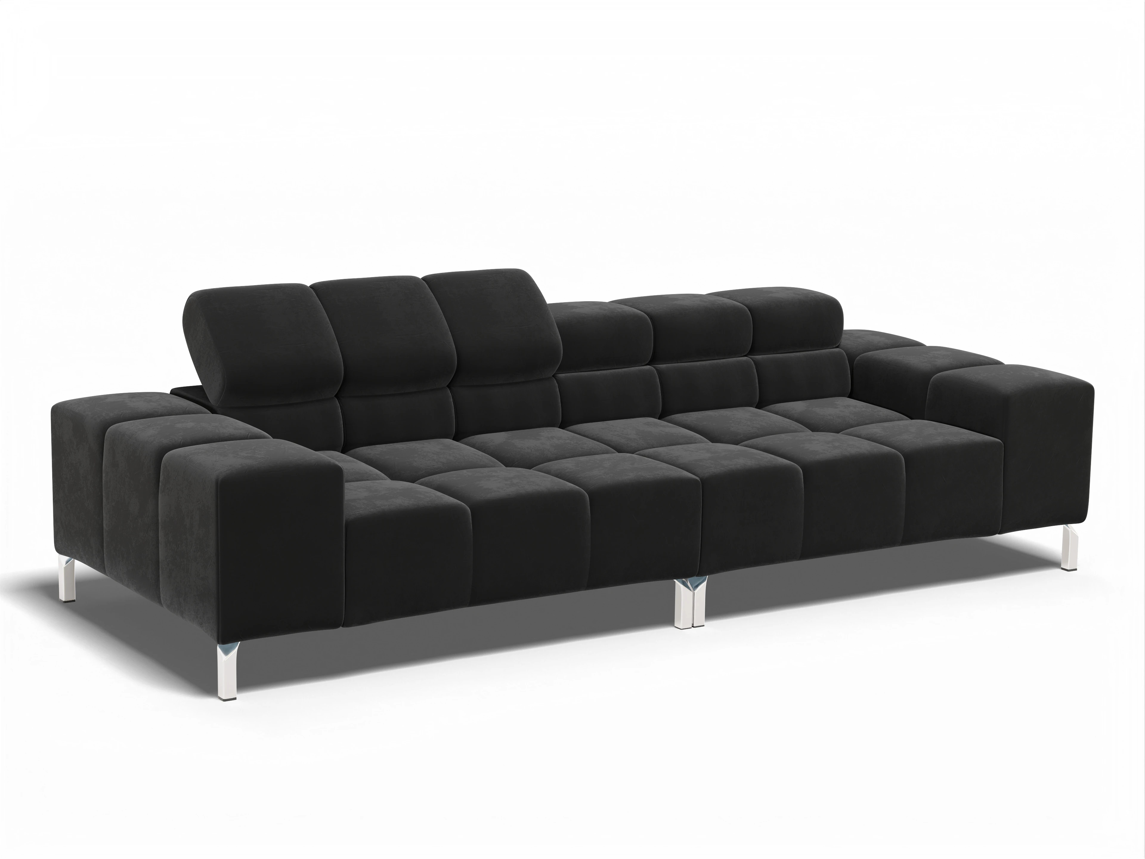Ansicht des Produktes Wilo 3-Sitzer Sofa in Stoff Schwarz