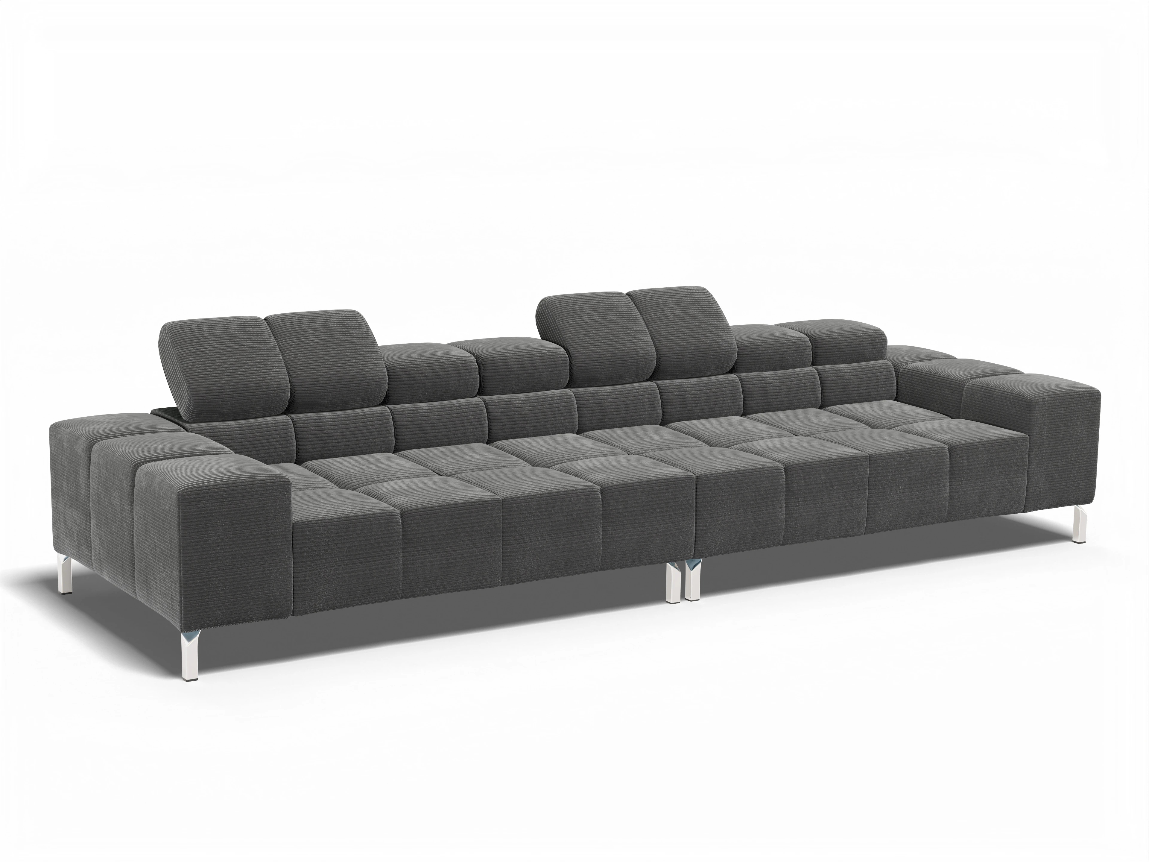 Ansicht des Produktes Wilo 4-Sitzer Sofa in Stoff Grau