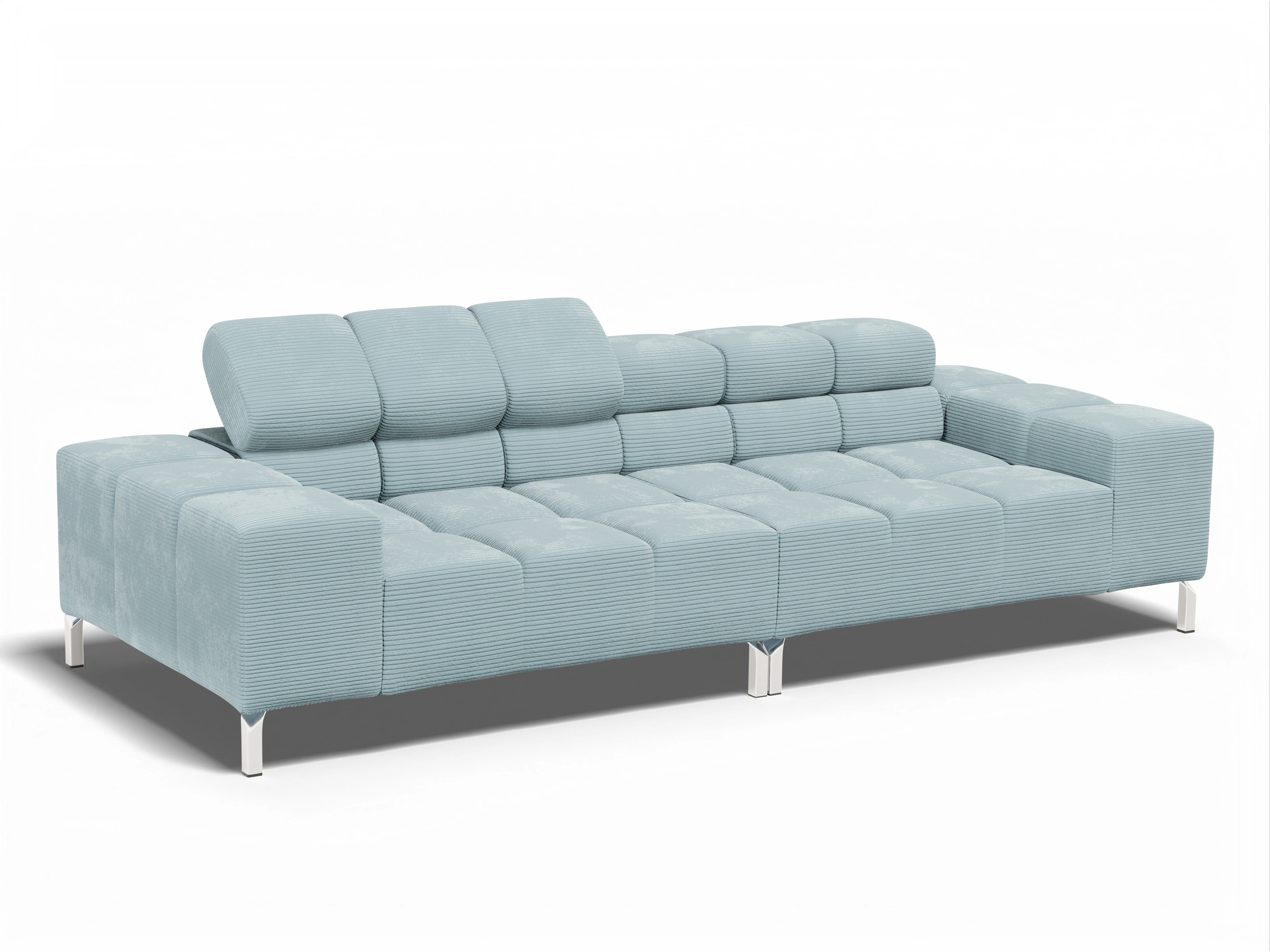 Ansicht des Produktes Wilo 3-Sitzer Sofa in Stoff Blau