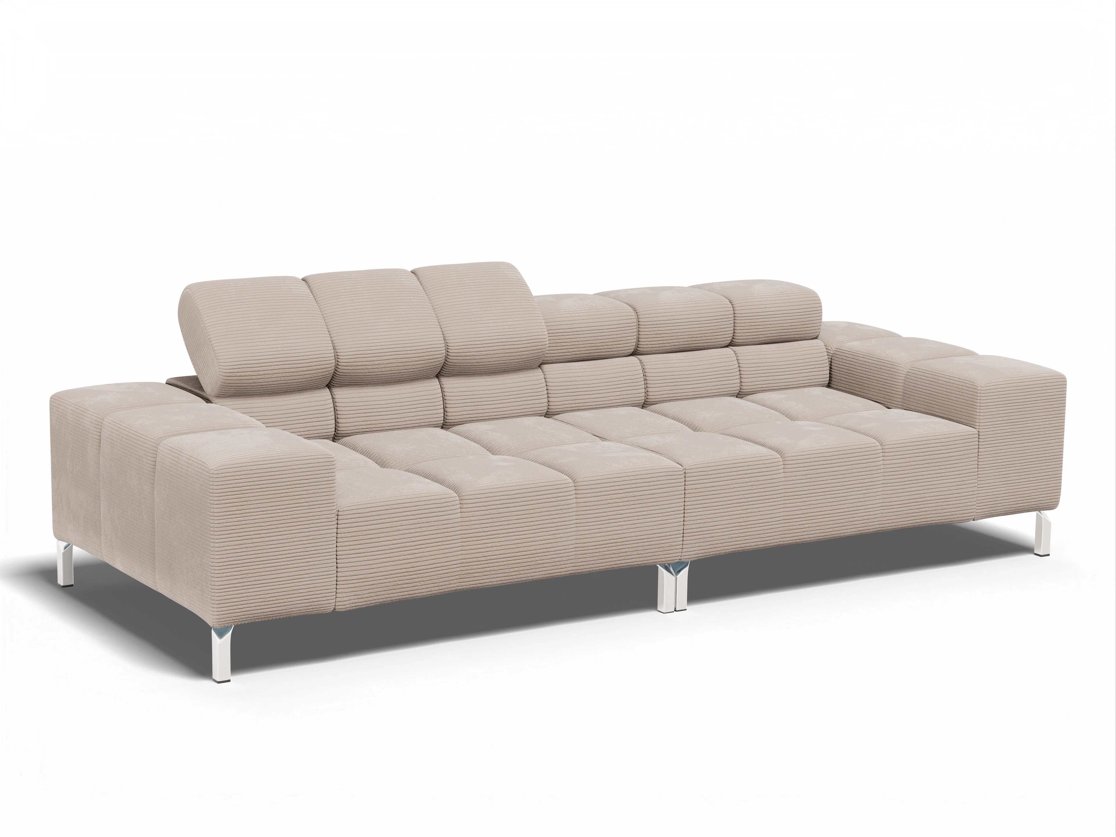 Wilo 3-Sitzer Sofa Ansicht des Produktes Wilo 3-Sitzer Sofa in Stoff Braun