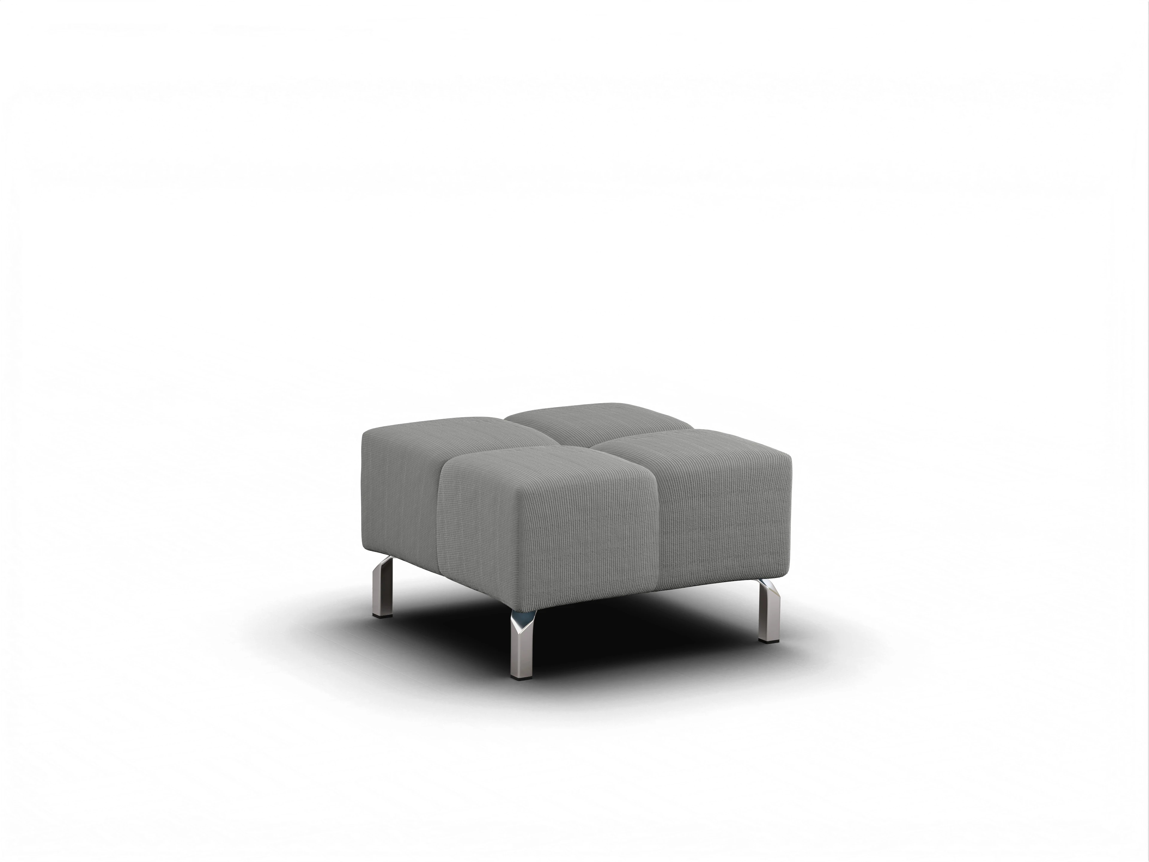 Wilo Hocker medium Ansicht des Produktes Wilo Hocker in Stoff Grau