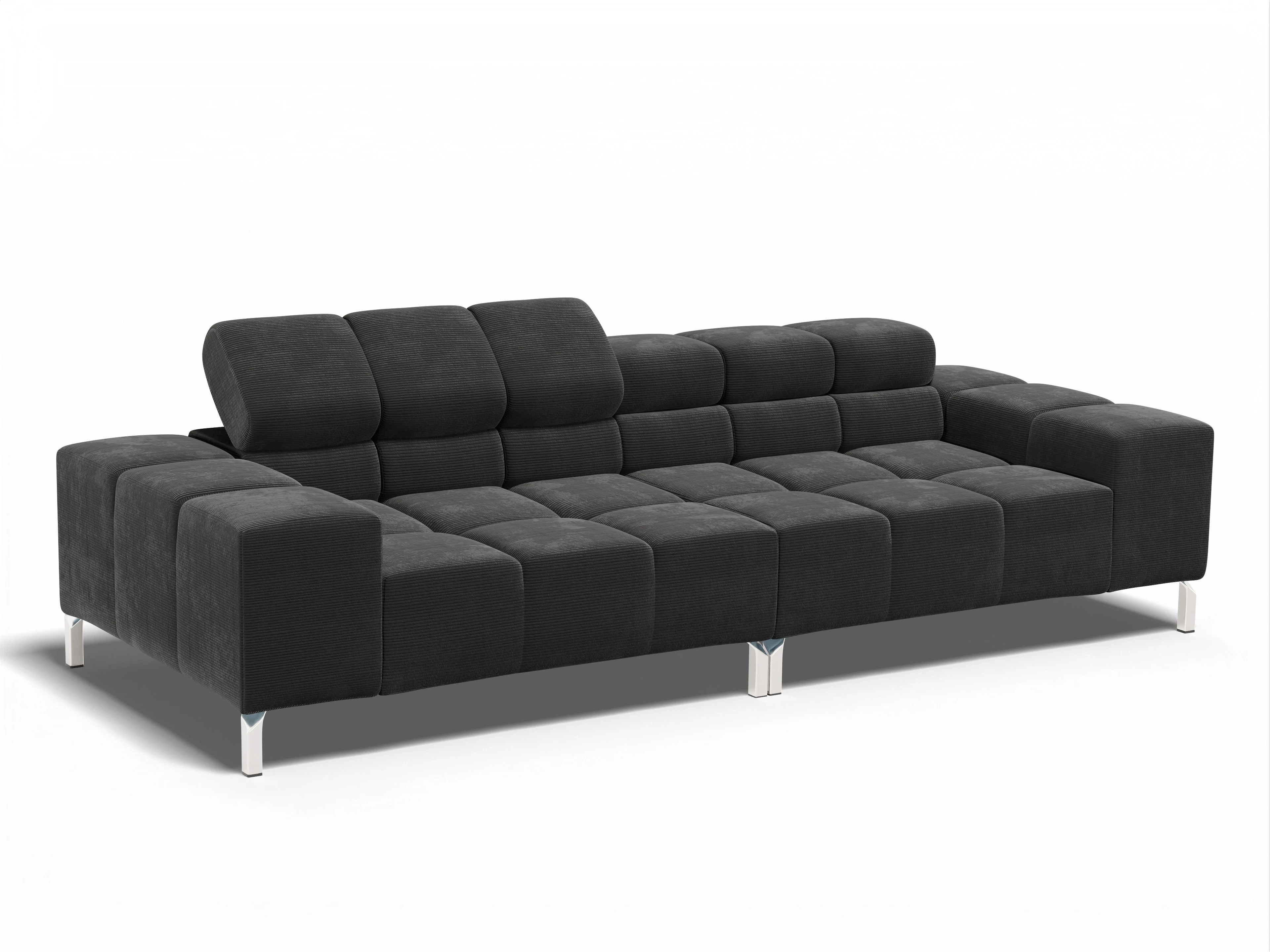 Ansicht des Produktes Wilo 3-Sitzer Sofa in Stoff Grau