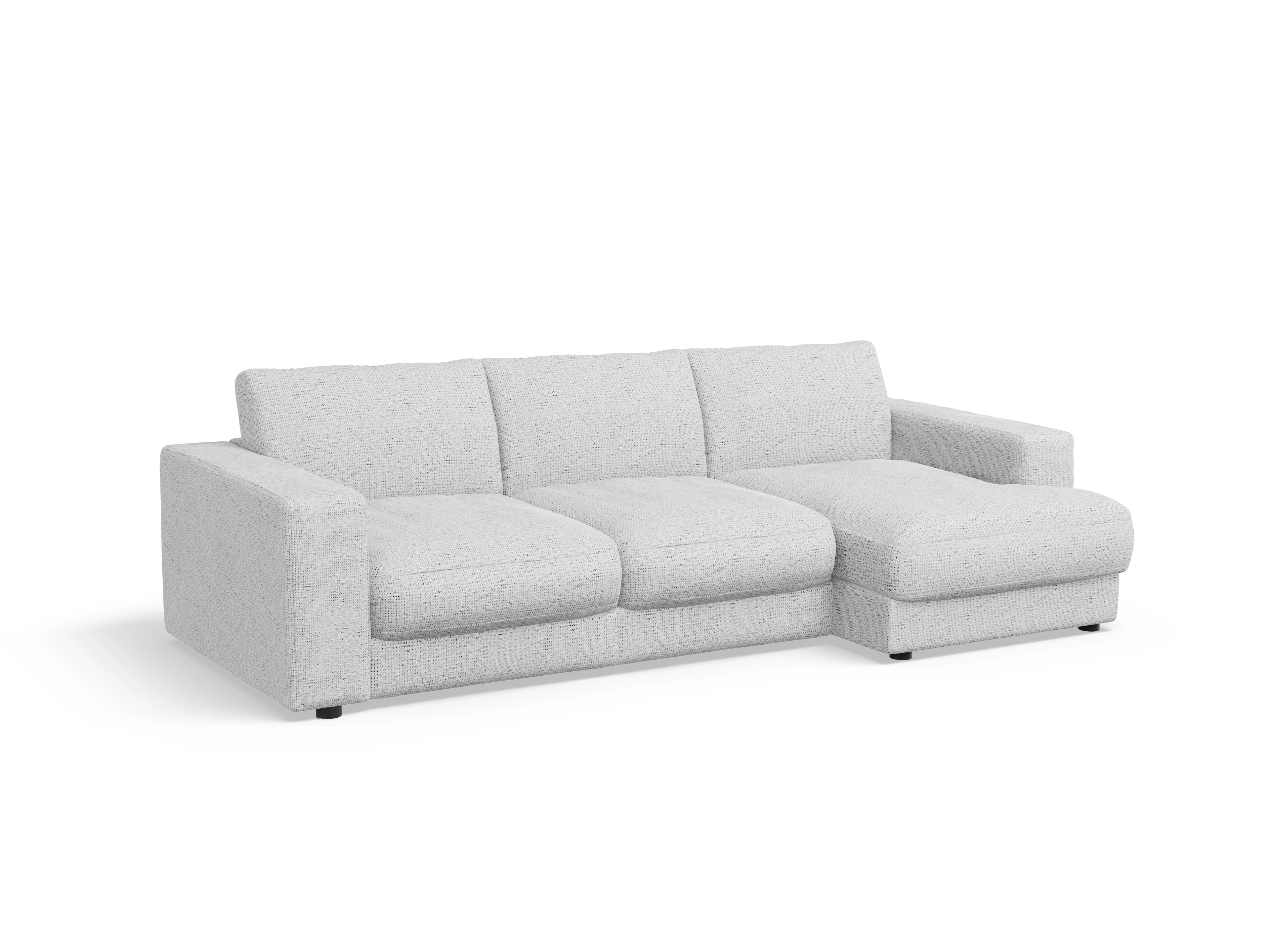 Mammut Ecksofa LOklein 2Small R Ansicht des Produktes Mammut Plus 2.0 Ecksofa rechts Abschluss offen in Stoff Grau