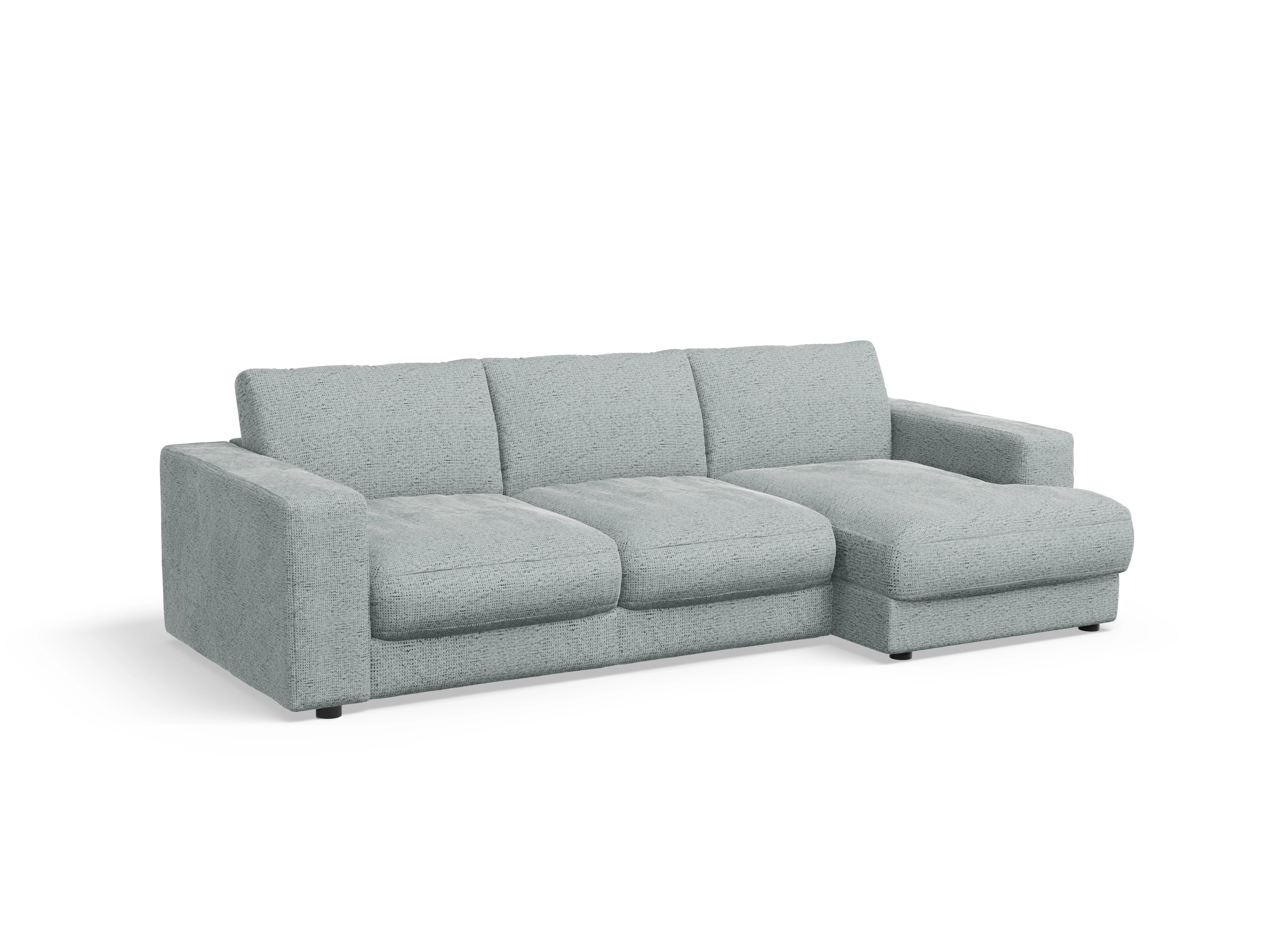 Mammut Ecksofa LOklein 2Small R Ansicht des Produktes Mammut Plus 2.0 Ecksofa rechts Abschluss offen in Stoff Grau