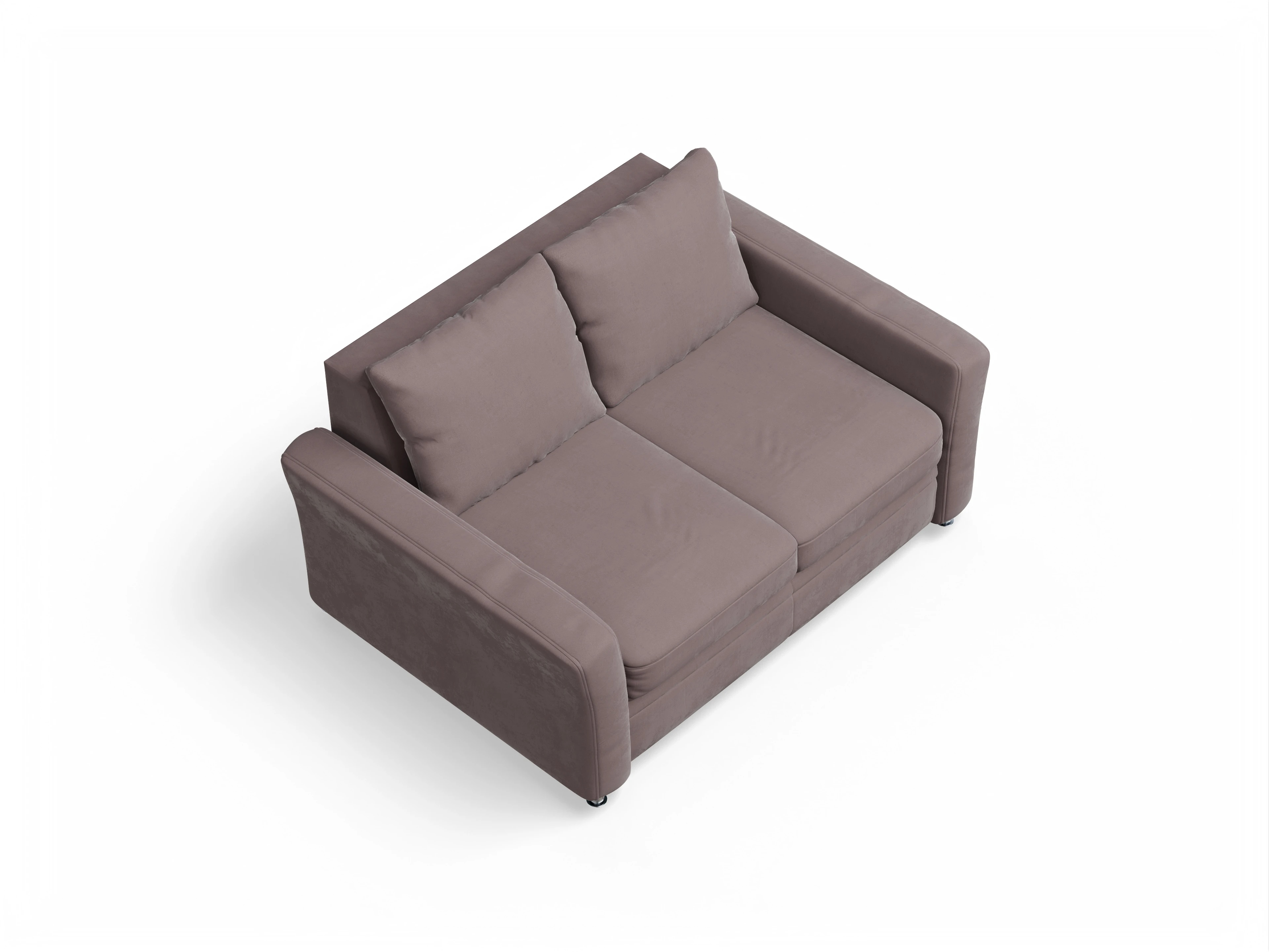 Ansicht des Produktes SC Smart 1011 2-Sitzer Sofa in Stoff Lila