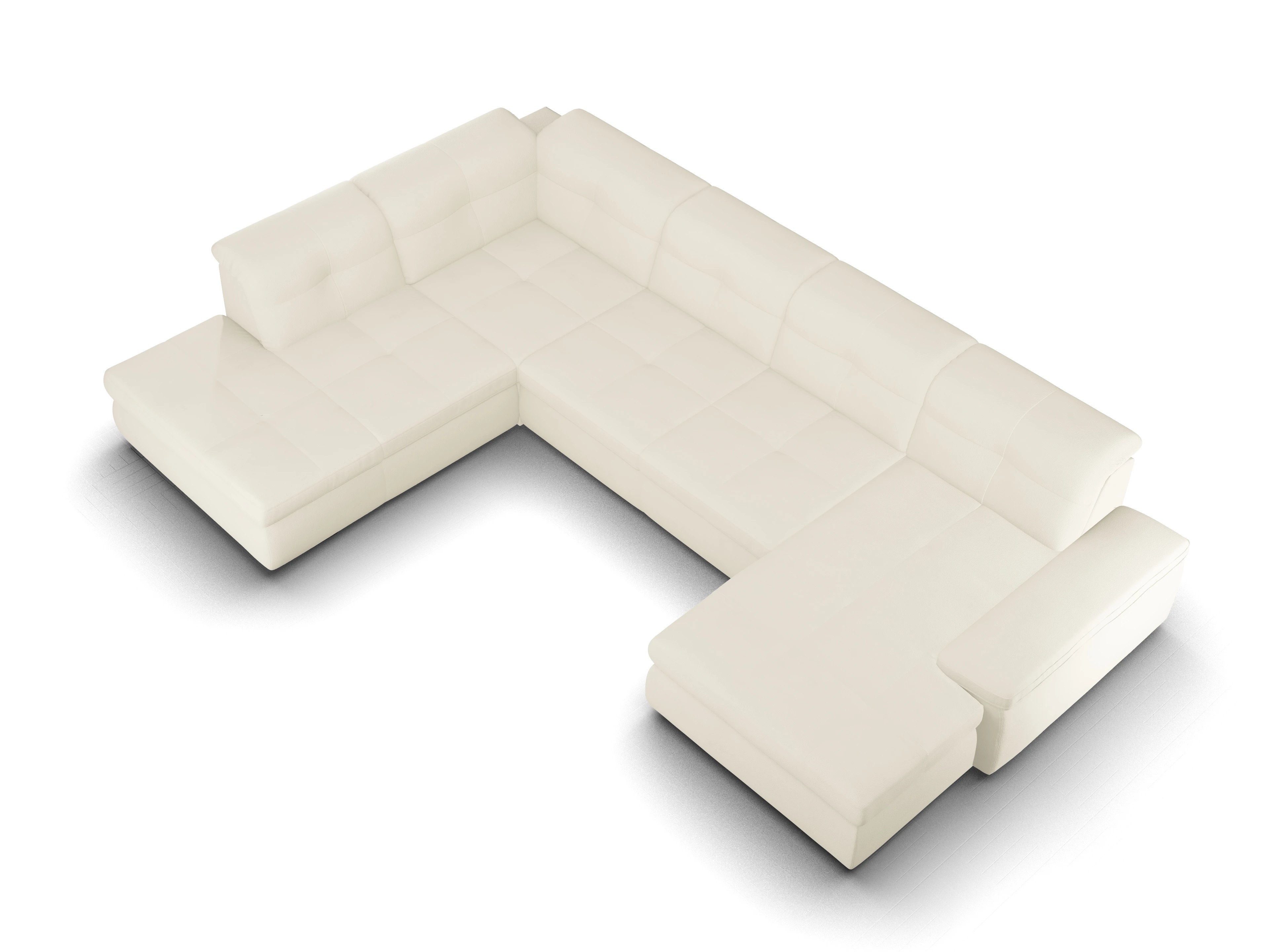 Sitz Concept smart 1001 Canapé Large SE 1,5Aho R Ansicht des Produktes SC Smart 1001 Wohnlandschaft offen beidseitig in Stoff Beige