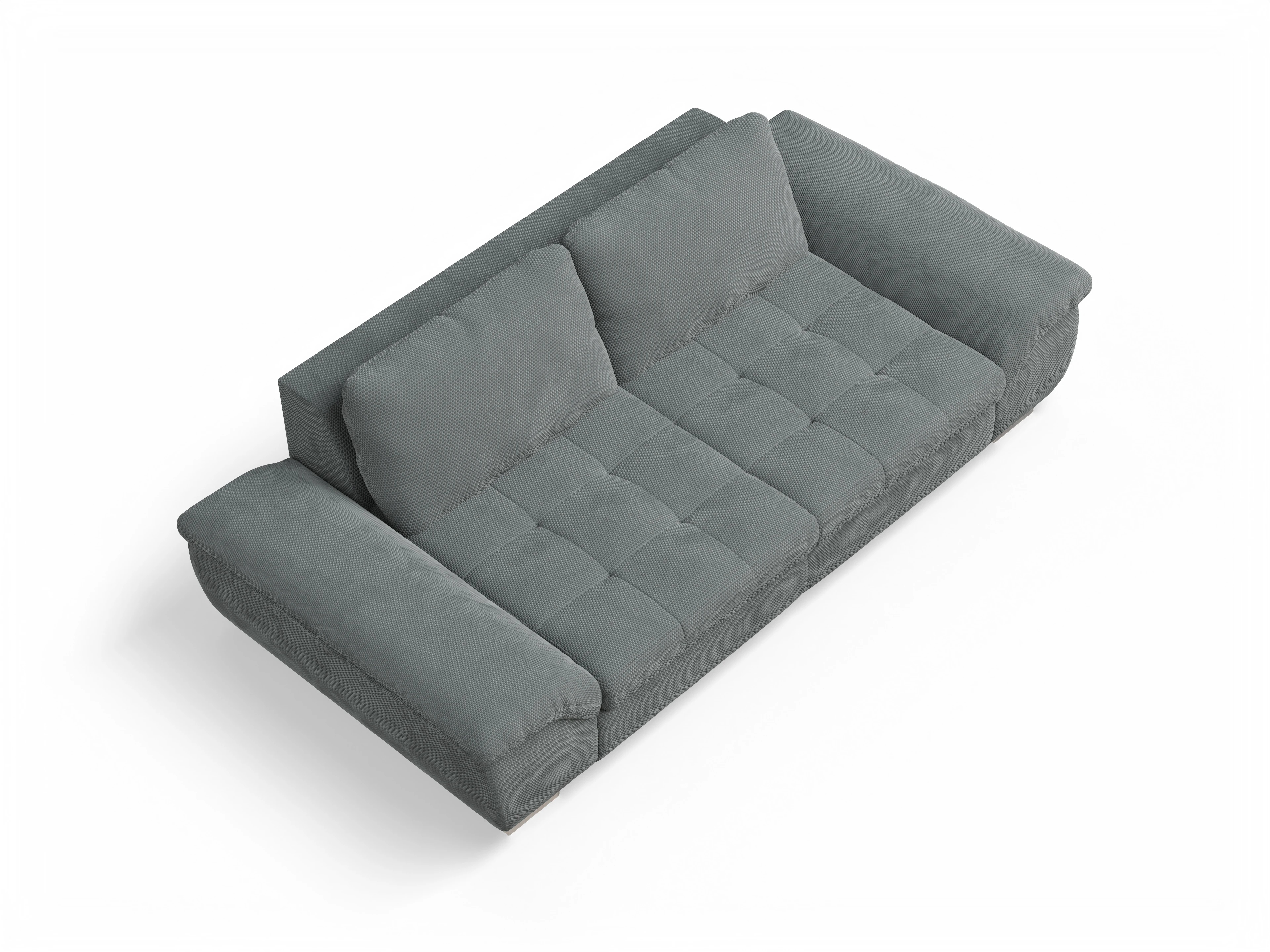 Ansicht des Produktes SC Smart 1007 3-Sitzer Sofa in Stoff Grau