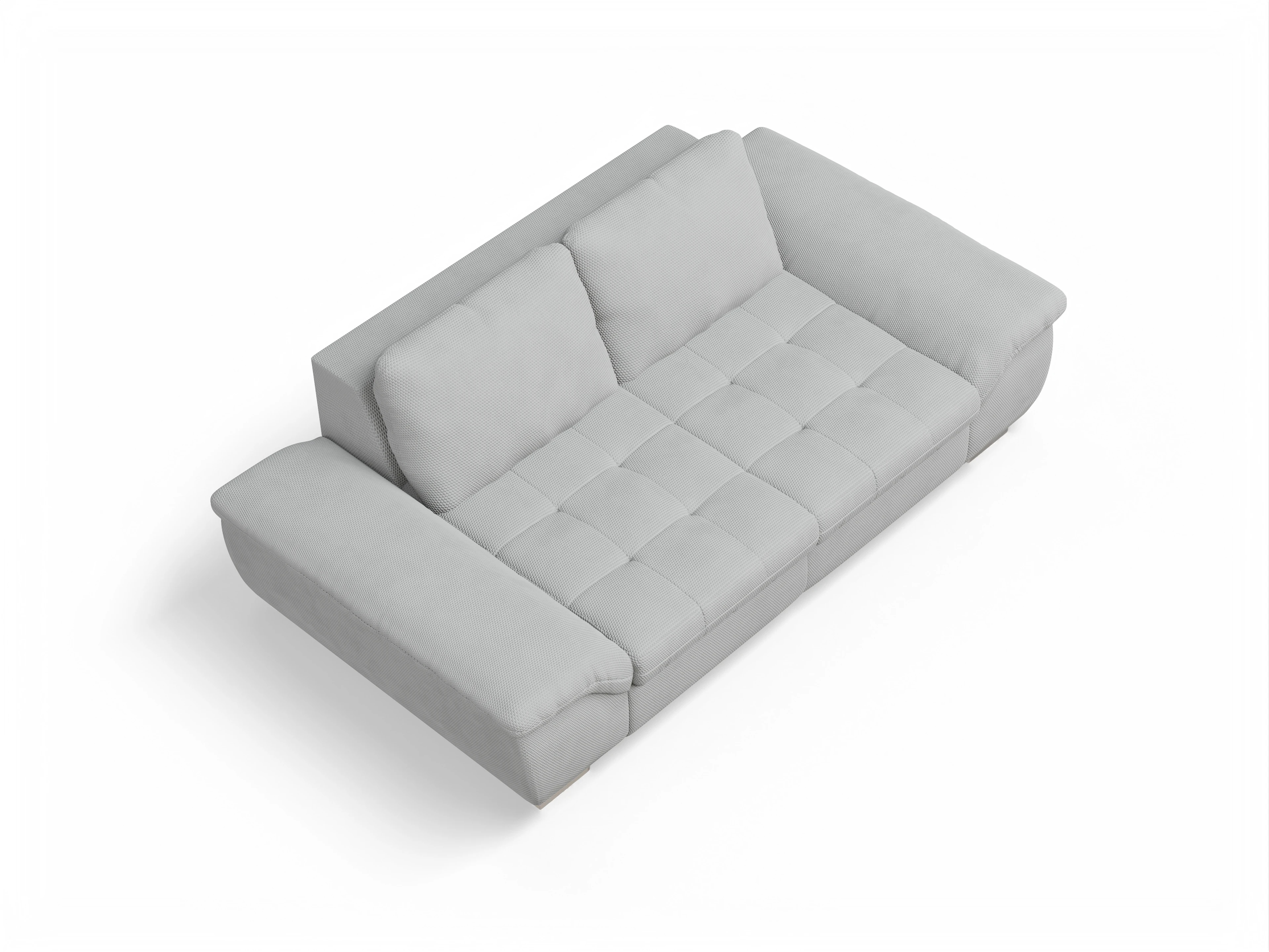Ansicht des Produktes SC Smart 1007 2,5-Sitzer Sofa in Stoff Grau