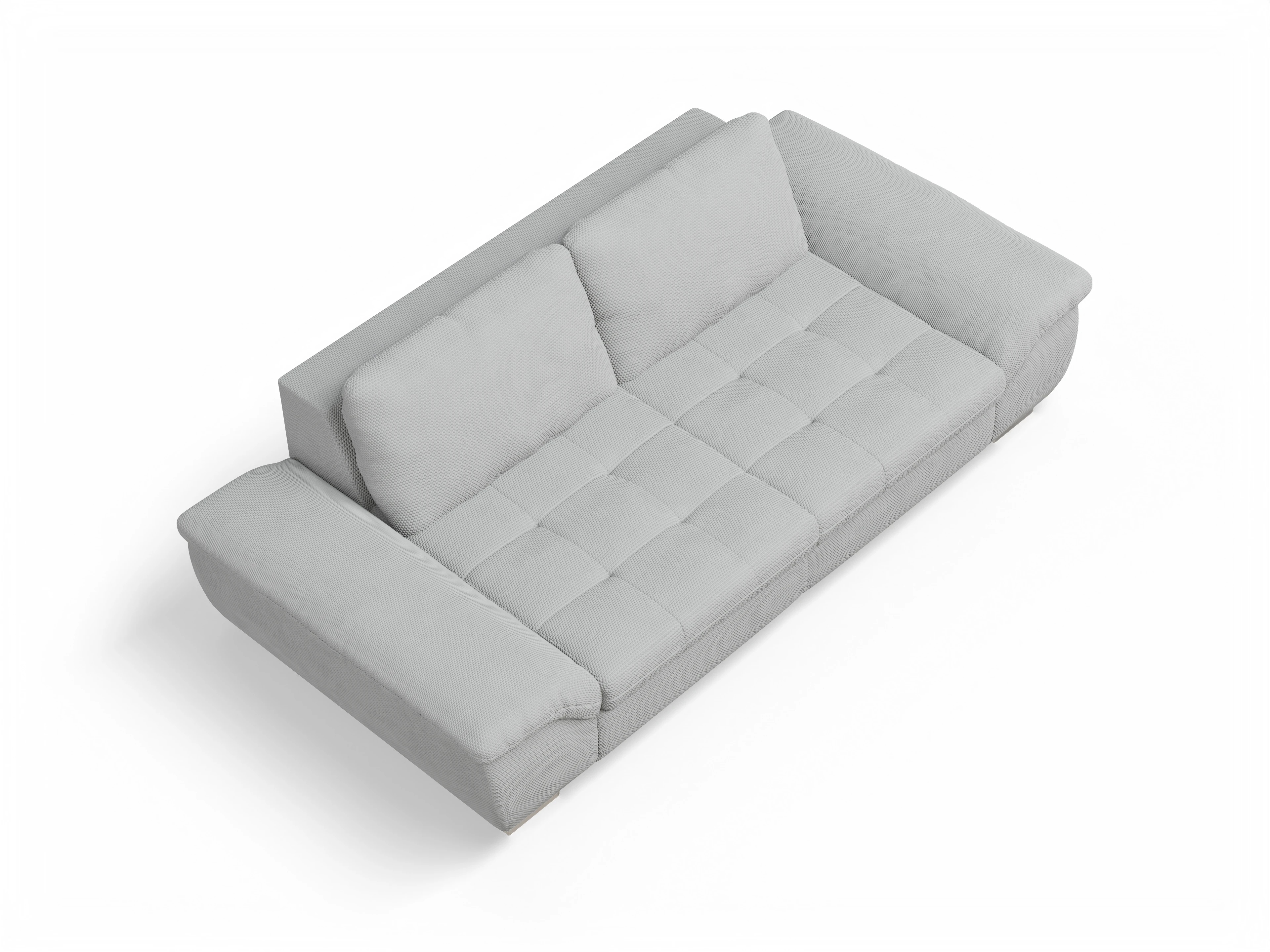 Ansicht des Produktes SC Smart 1007 3-Sitzer Sofa in Stoff Grau