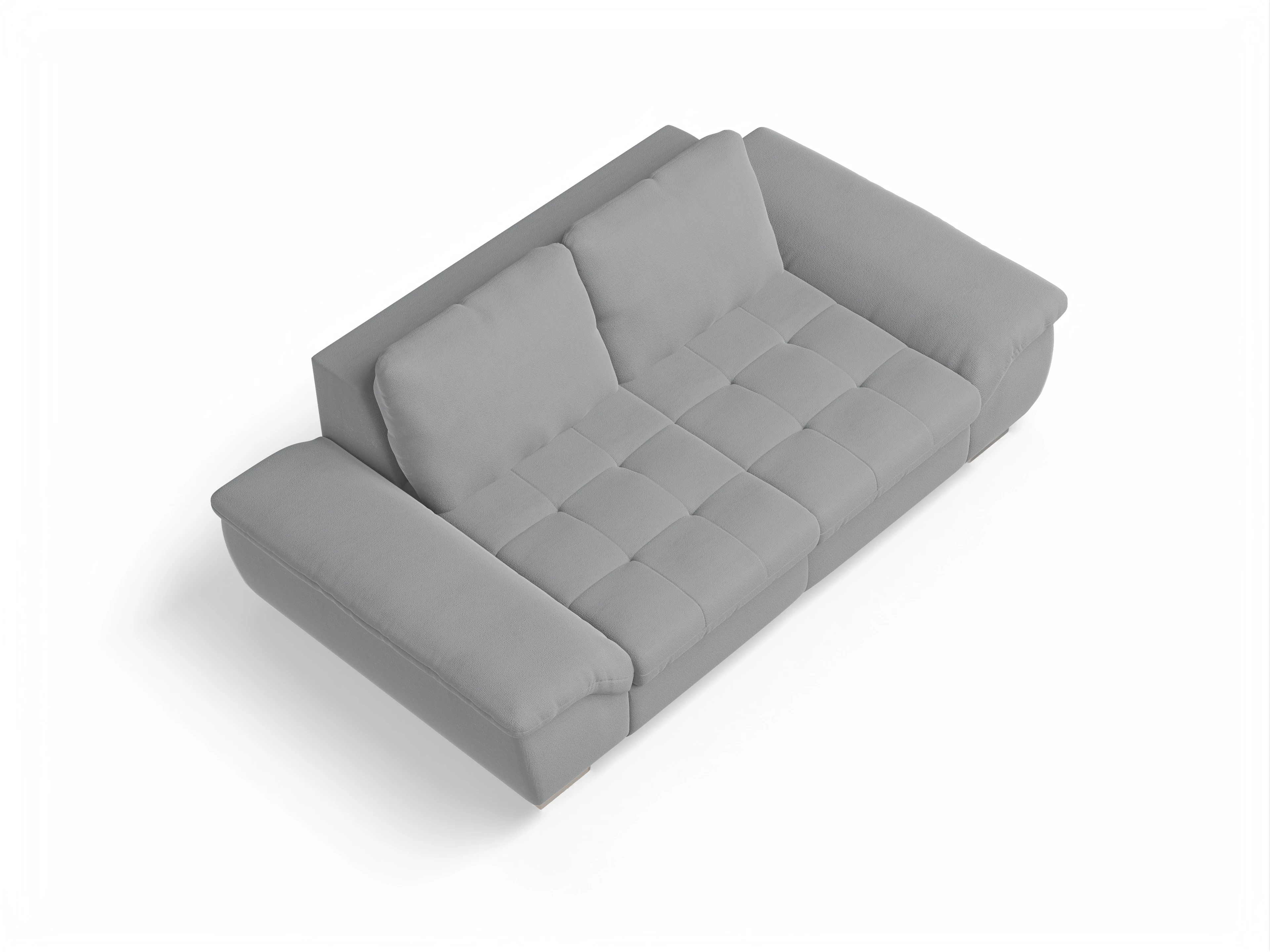 Ansicht des Produktes SC Smart 1007 2,5-Sitzer Sofa in Stoff Grau