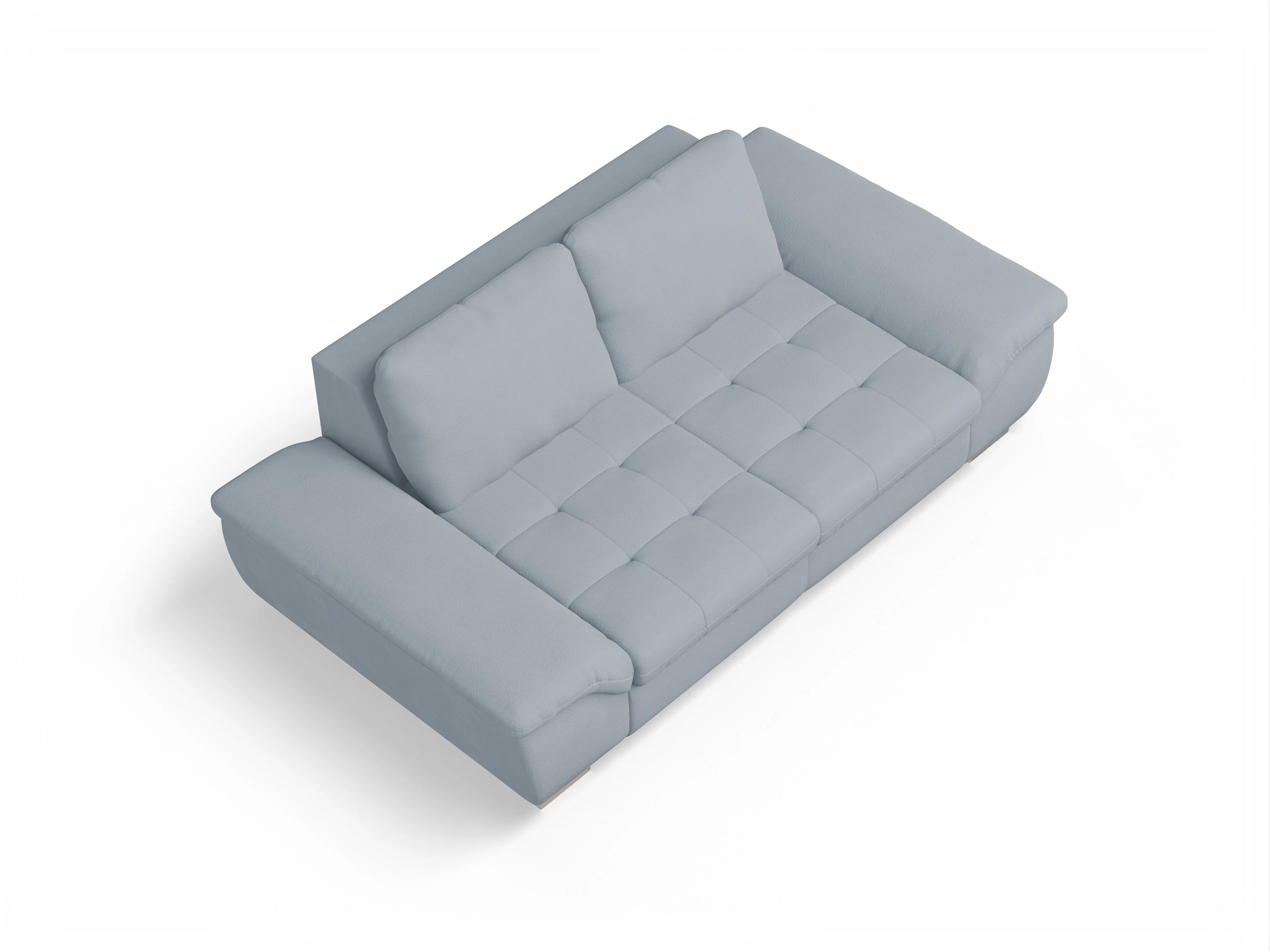 Ansicht des Produktes SC Smart 1007 2,5-Sitzer Sofa in Stoff Blau