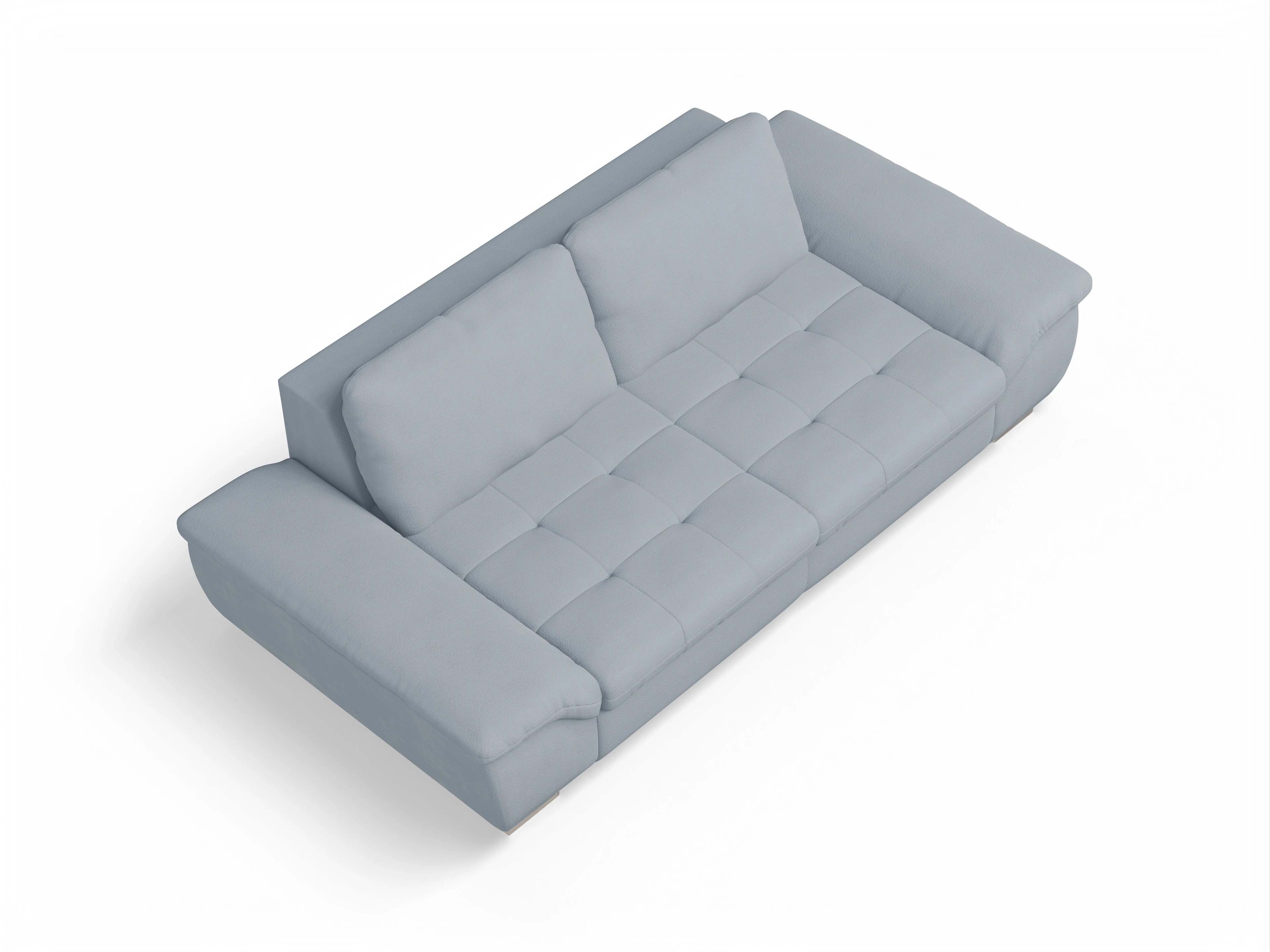 Ansicht des Produktes SC Smart 1007 3-Sitzer Sofa in Stoff Blau