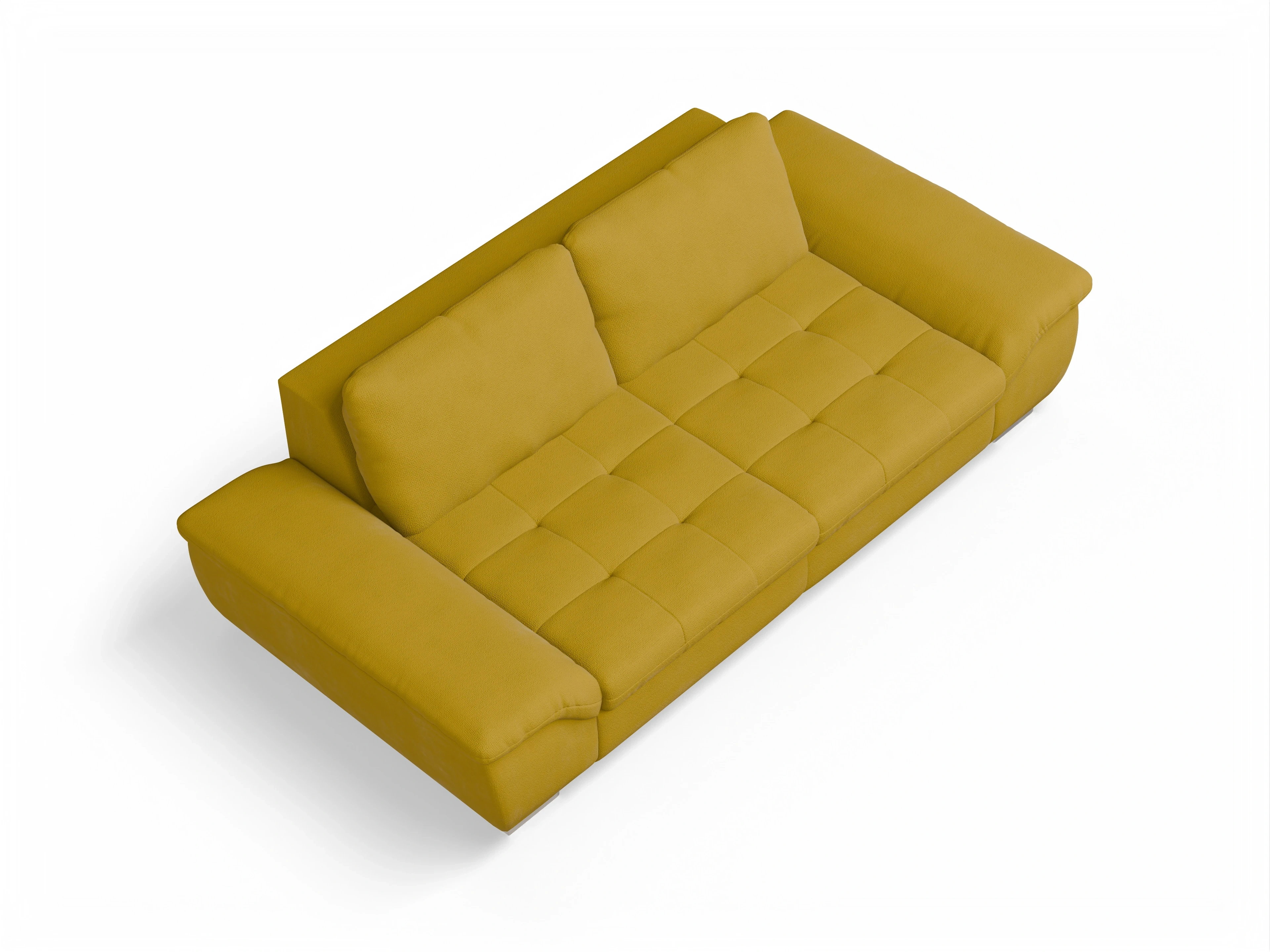 Ansicht des Produktes SC Smart 1007 3-Sitzer Sofa in Stoff Gelb