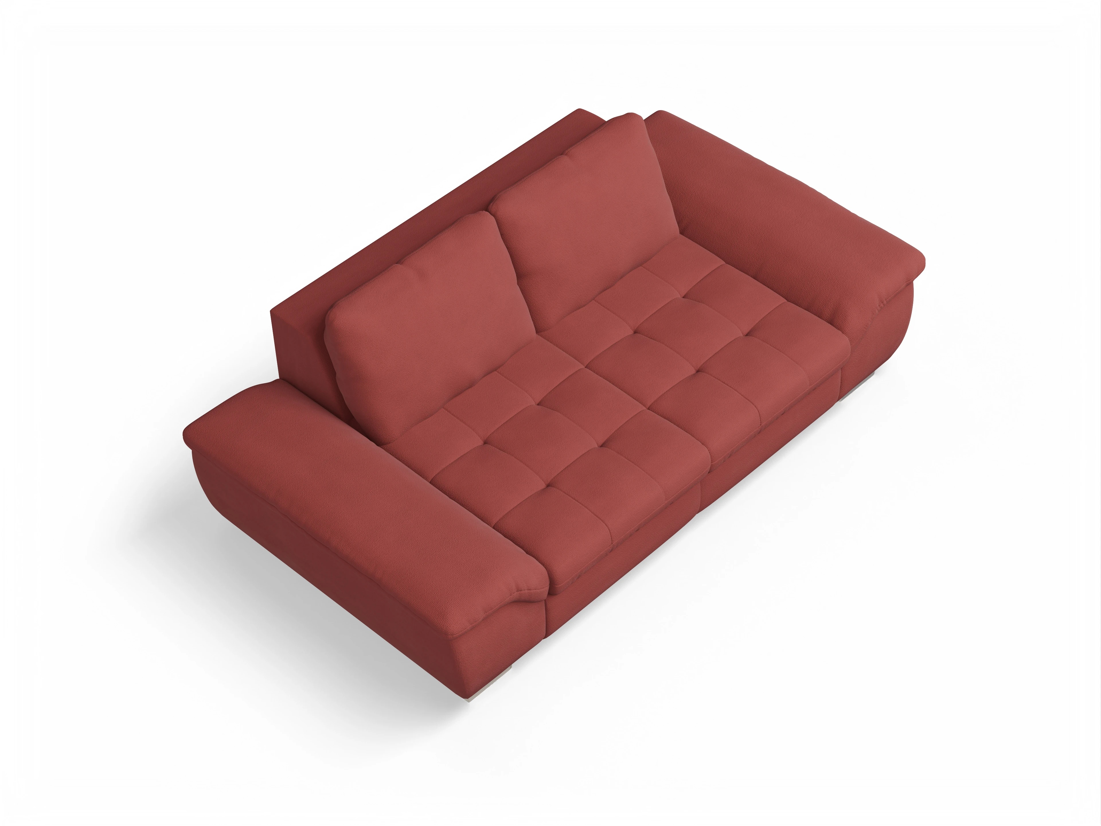 Ansicht des Produktes SC Smart 1007 2,5-Sitzer Sofa in Stoff Rot