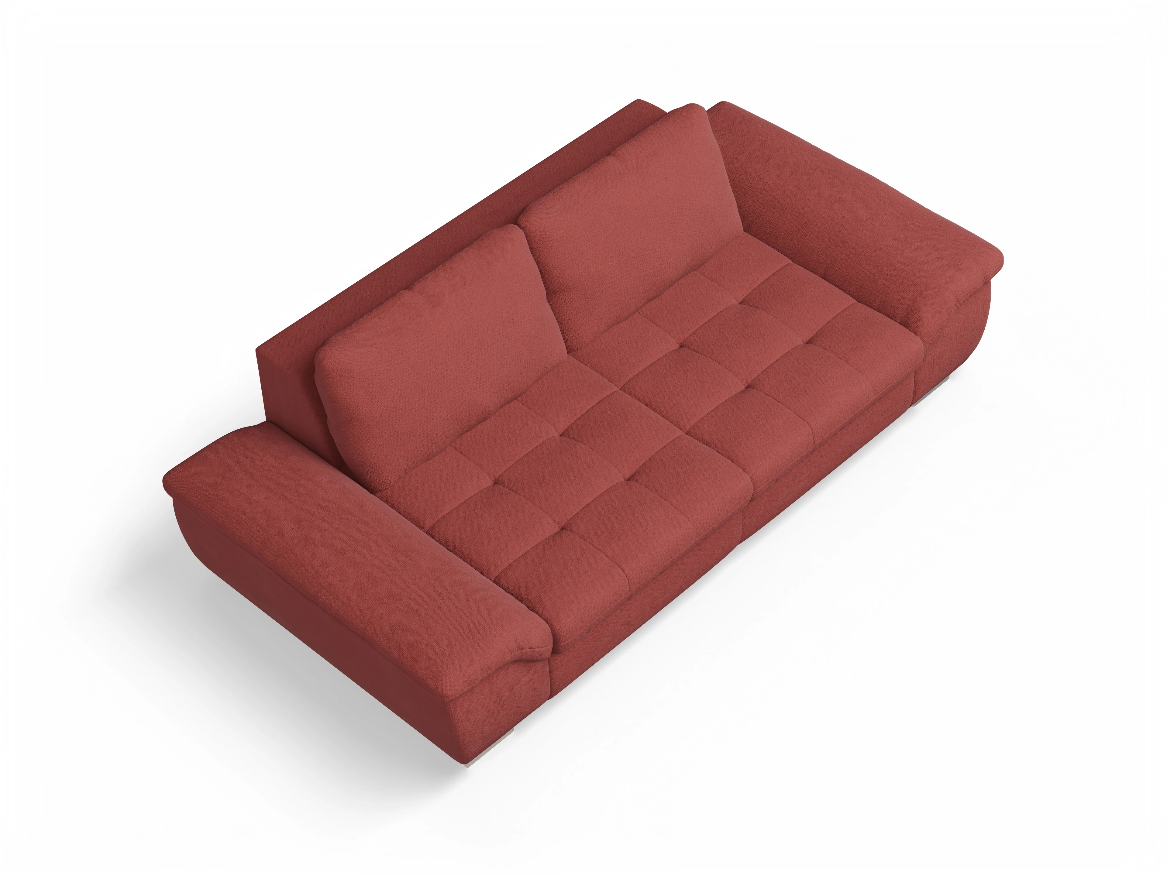 Sitz Concept smart 1007 3-Sitzer Sofa Ansicht des Produktes SC Smart 1007 3-Sitzer Sofa in Stoff Rot