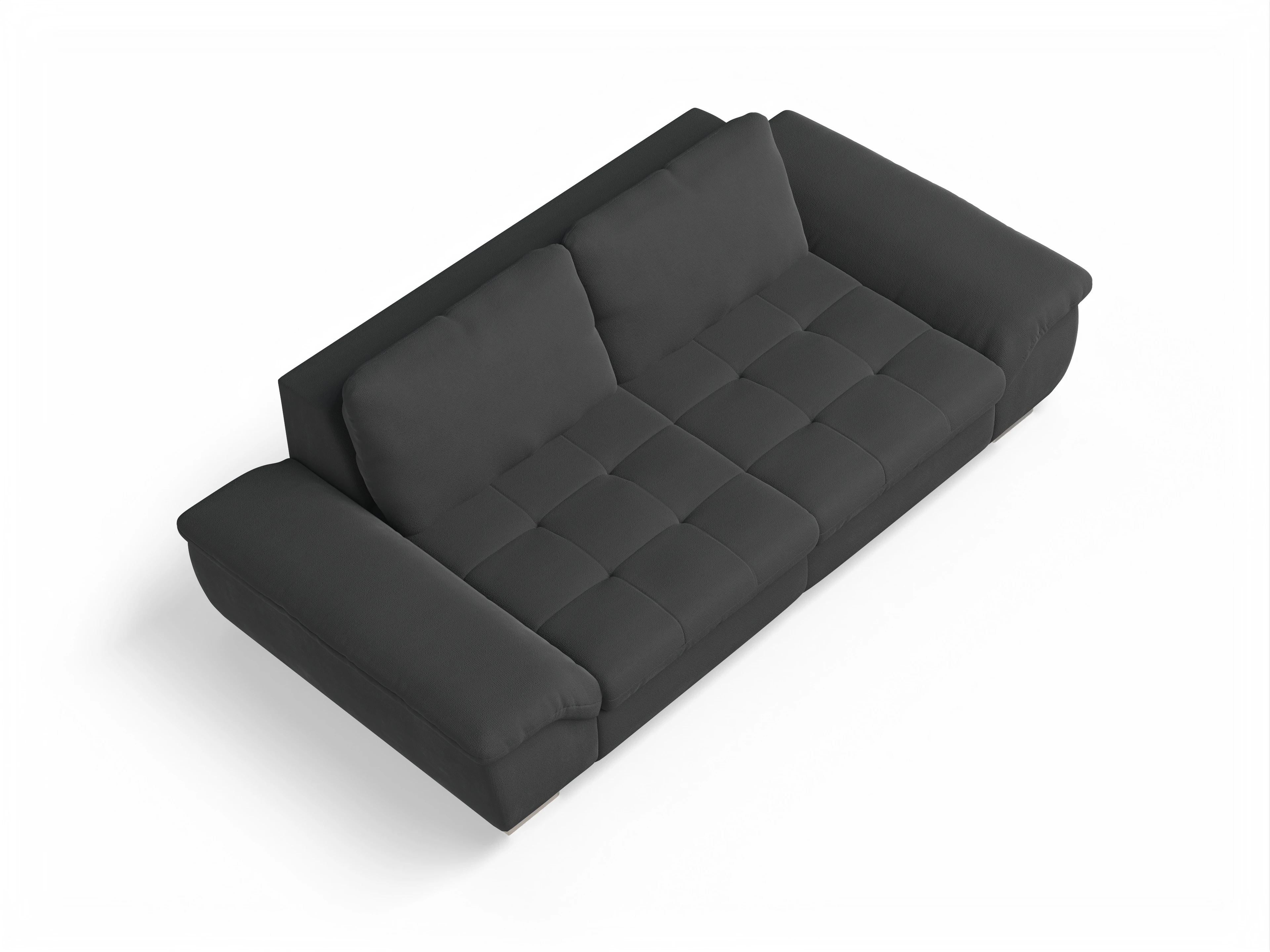 Ansicht des Produktes SC Smart 1007 3-Sitzer Sofa in Stoff Schwarz
