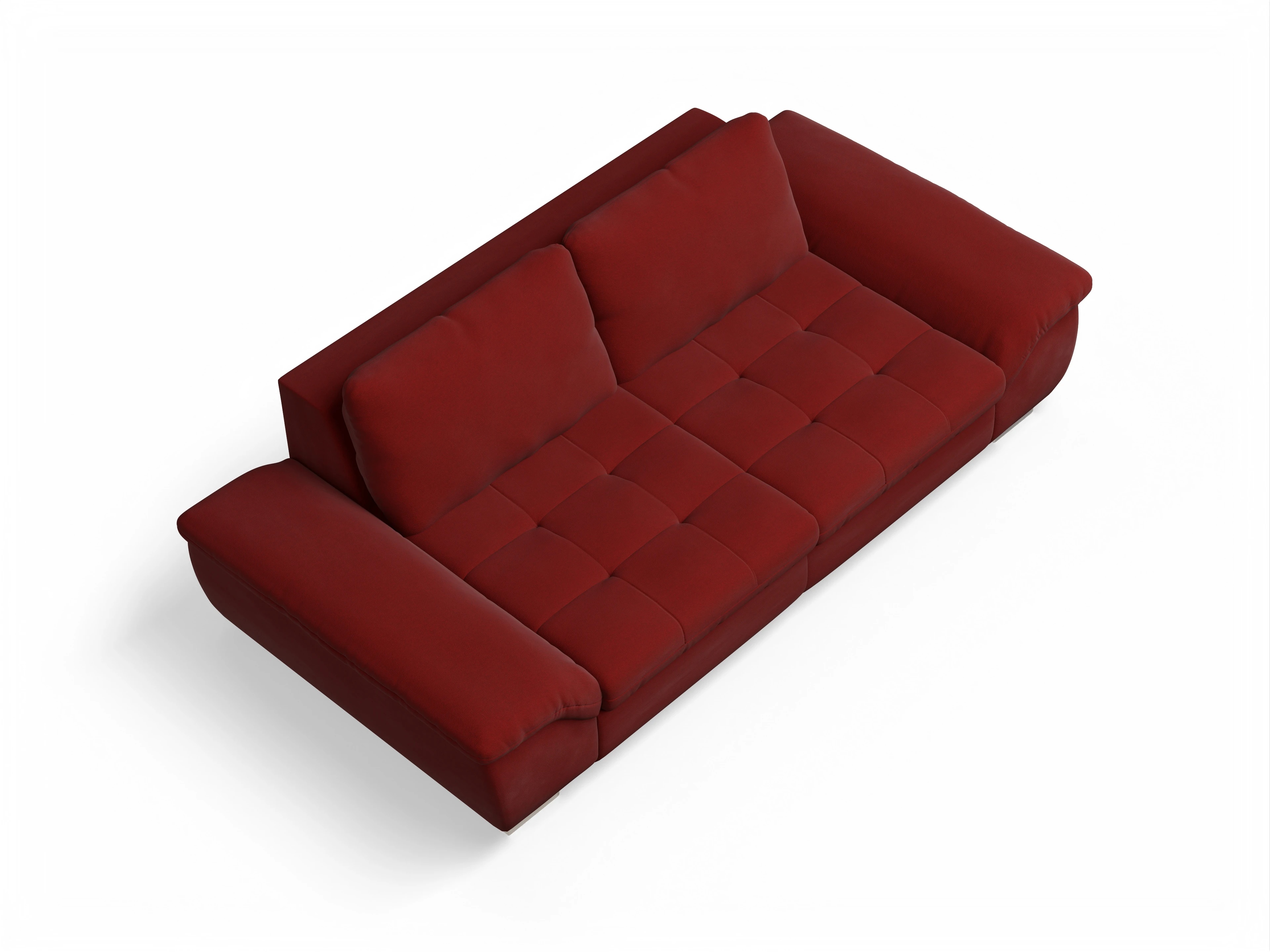 Sitz Concept smart 1007 3-Sitzer Sofa Ansicht des Produktes SC Smart 1007 3-Sitzer Sofa in Stoff Rot