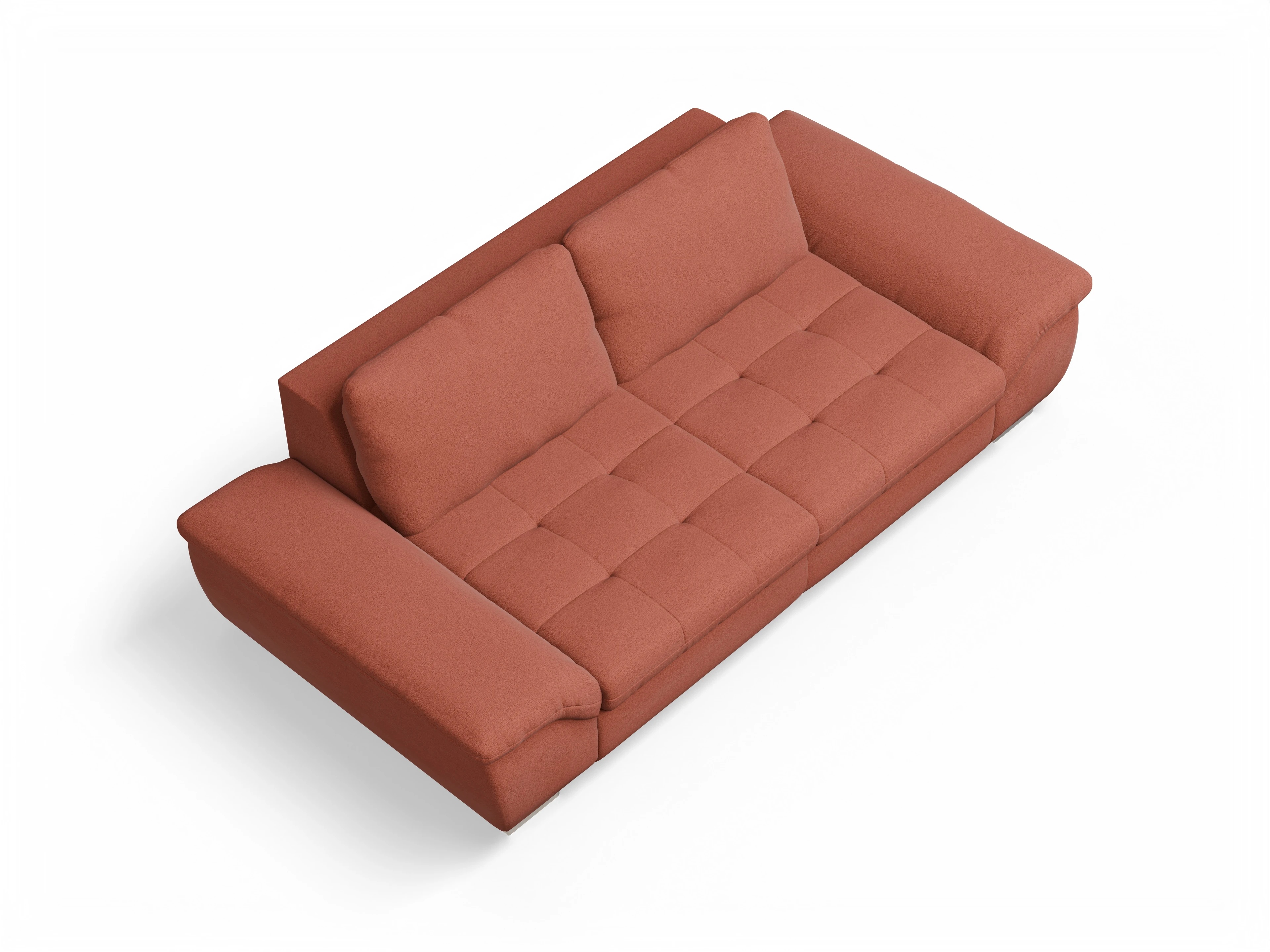 Ansicht des Produktes SC Smart 1007 3-Sitzer Sofa in Stoff Orange