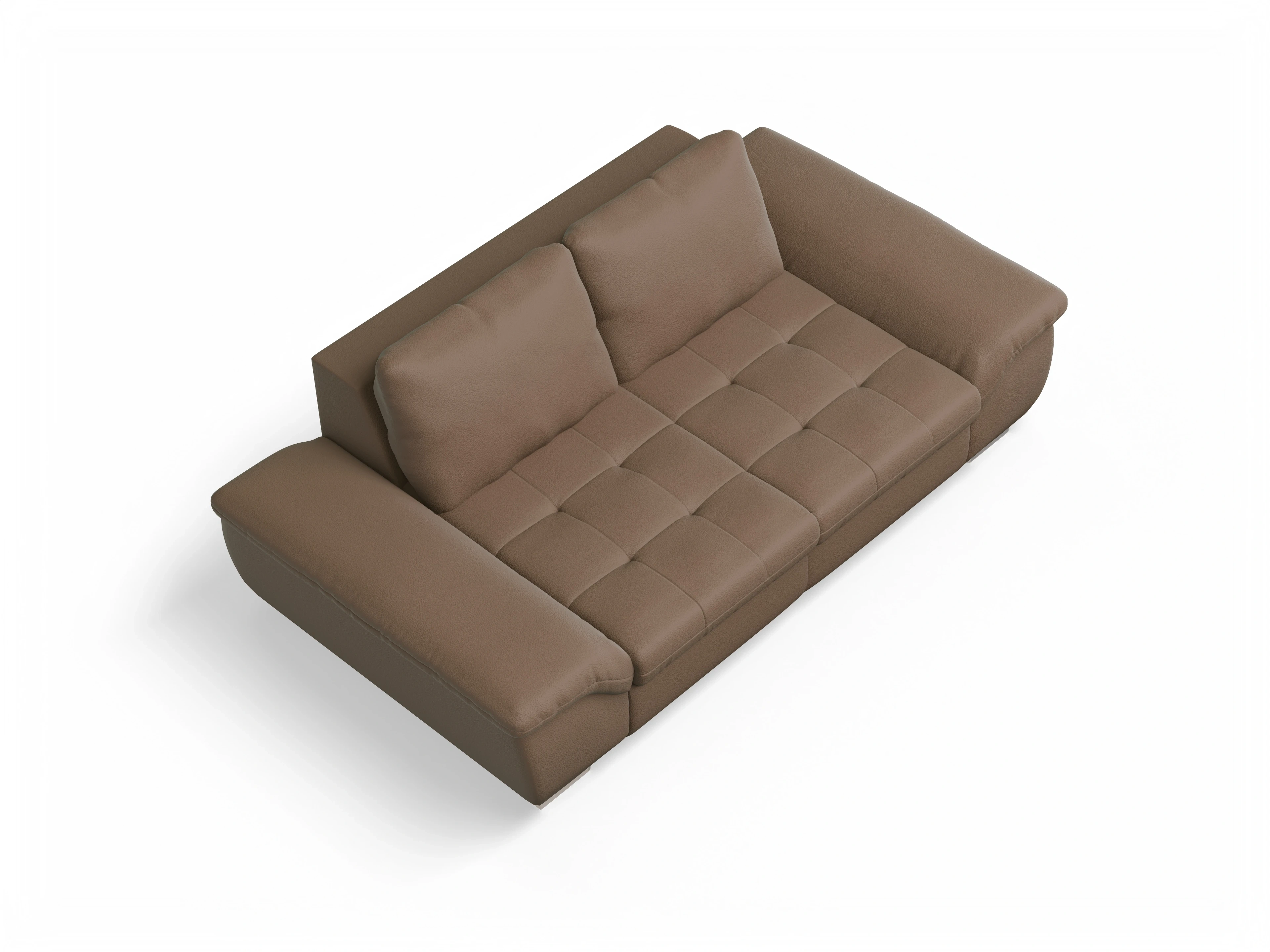 Ansicht des Produktes SC Smart 1007 2,5-Sitzer Sofa in Stoff Braun