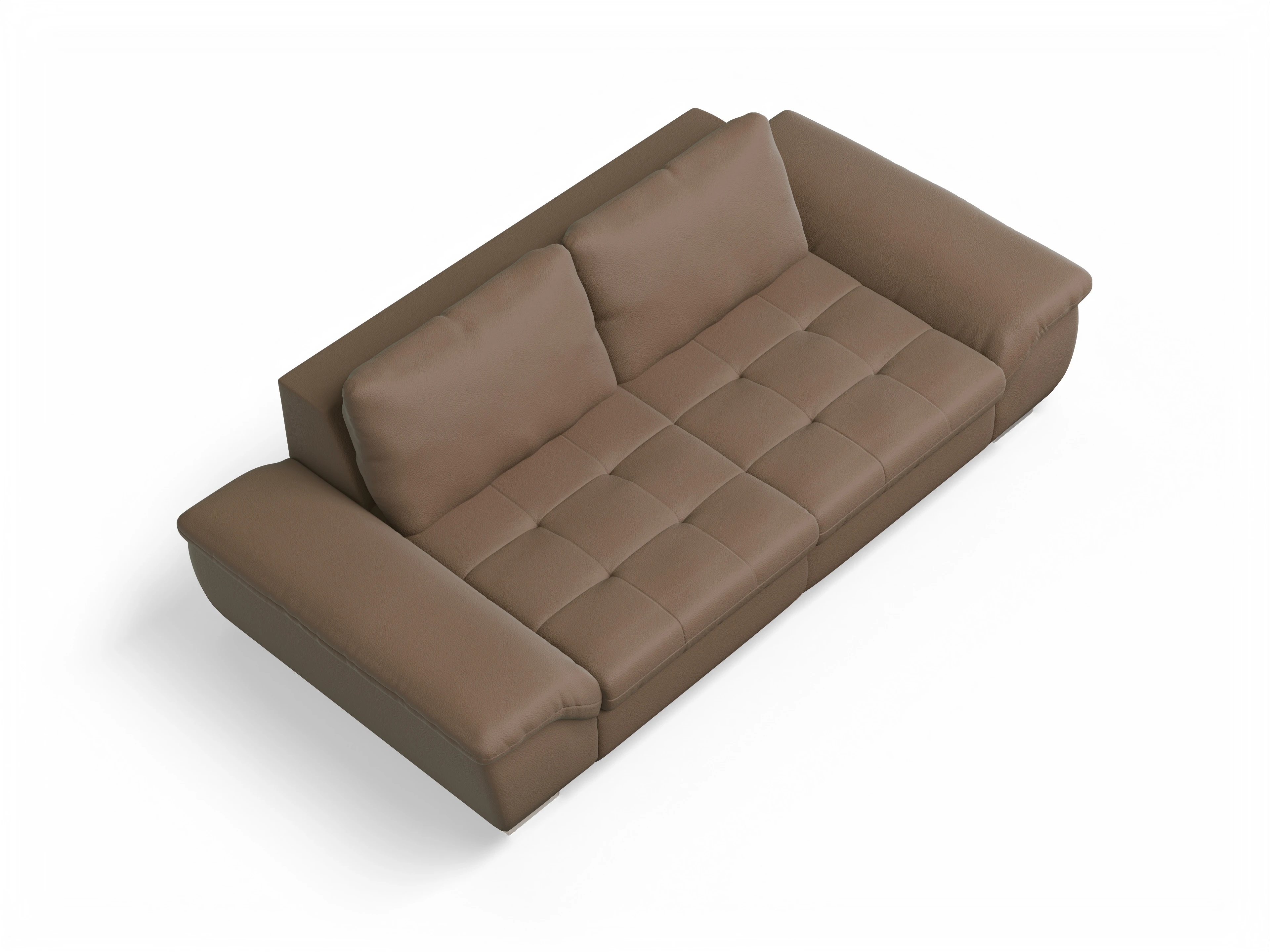 Ansicht des Produktes SC Smart 1007 3-Sitzer Sofa in Stoff Braun
