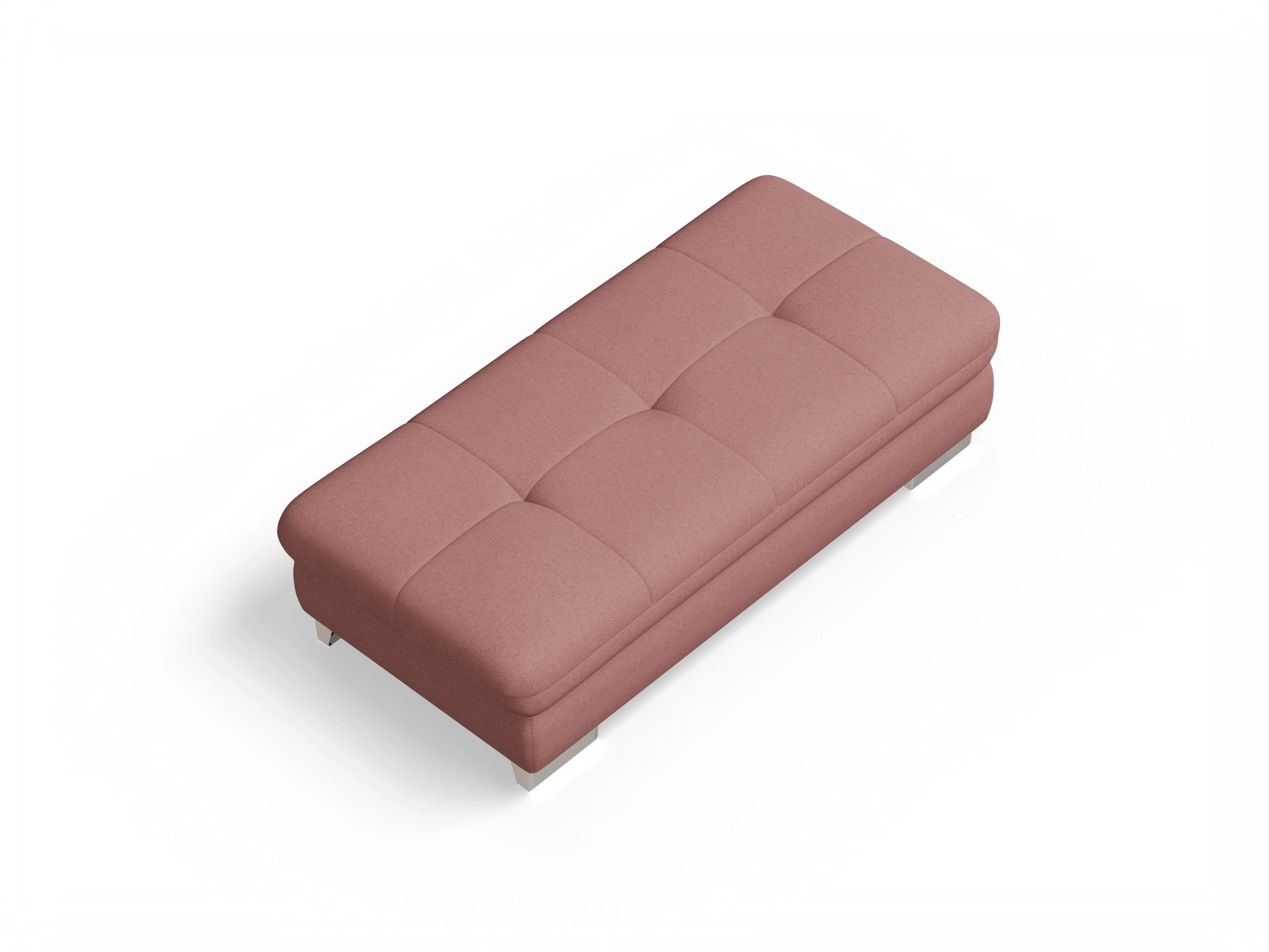 Ansicht des Produktes SC Smart 1007 Hocker in Stoff Rosa