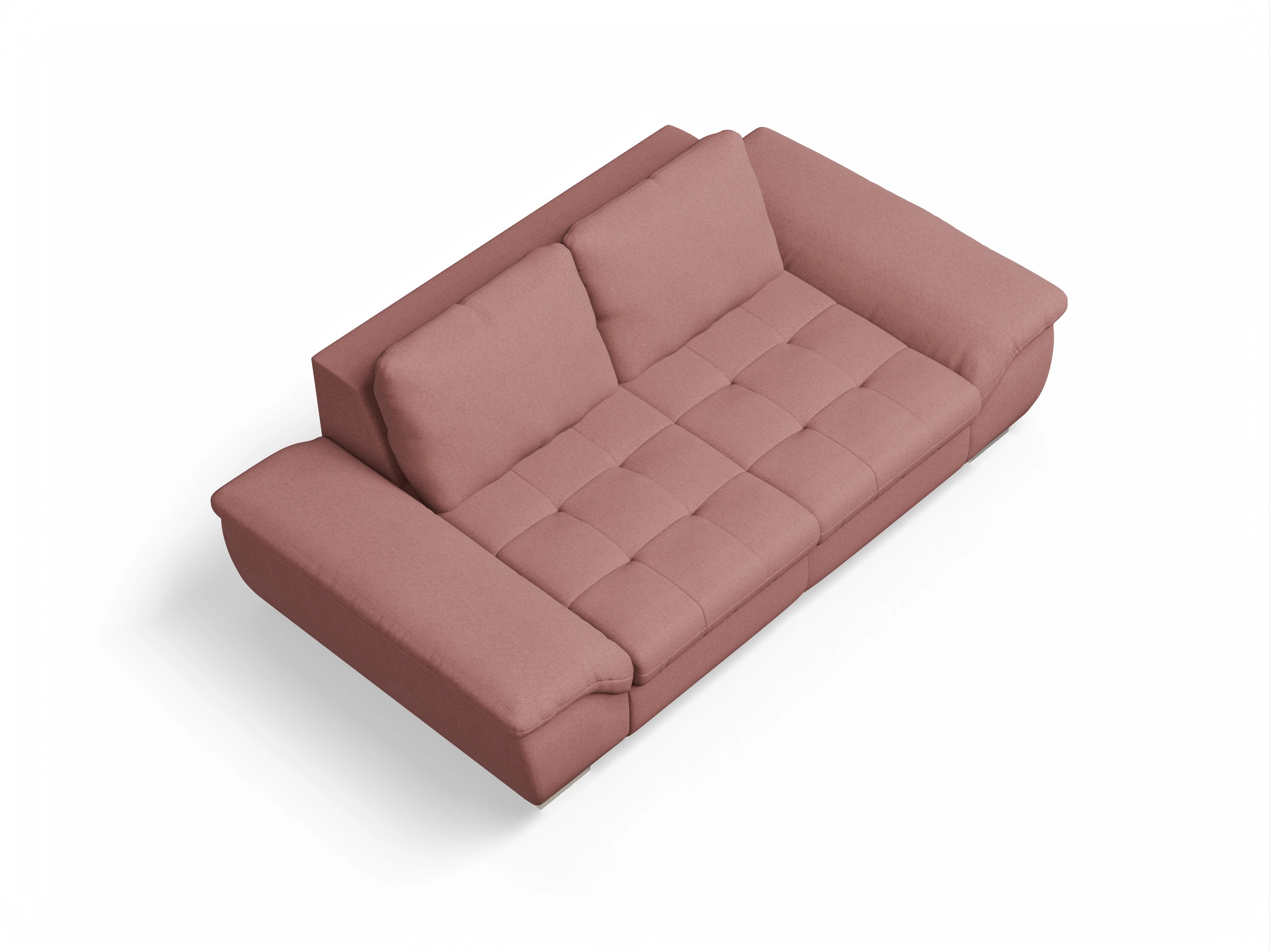 Ansicht des Produktes SC Smart 1007 2,5-Sitzer Sofa in Stoff Rosa