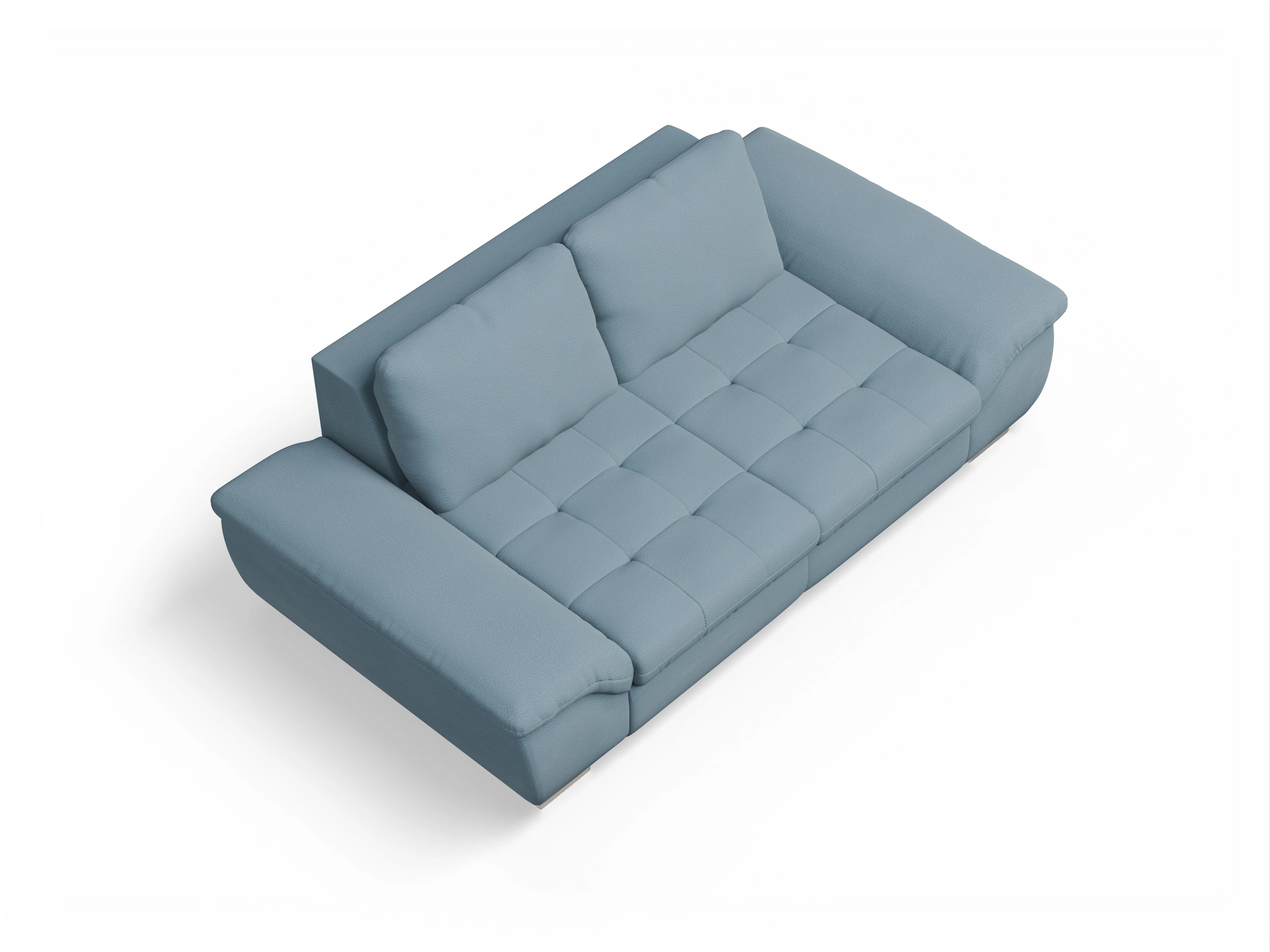 Ansicht des Produktes SC Smart 1007 2,5-Sitzer Sofa in Stoff Blau