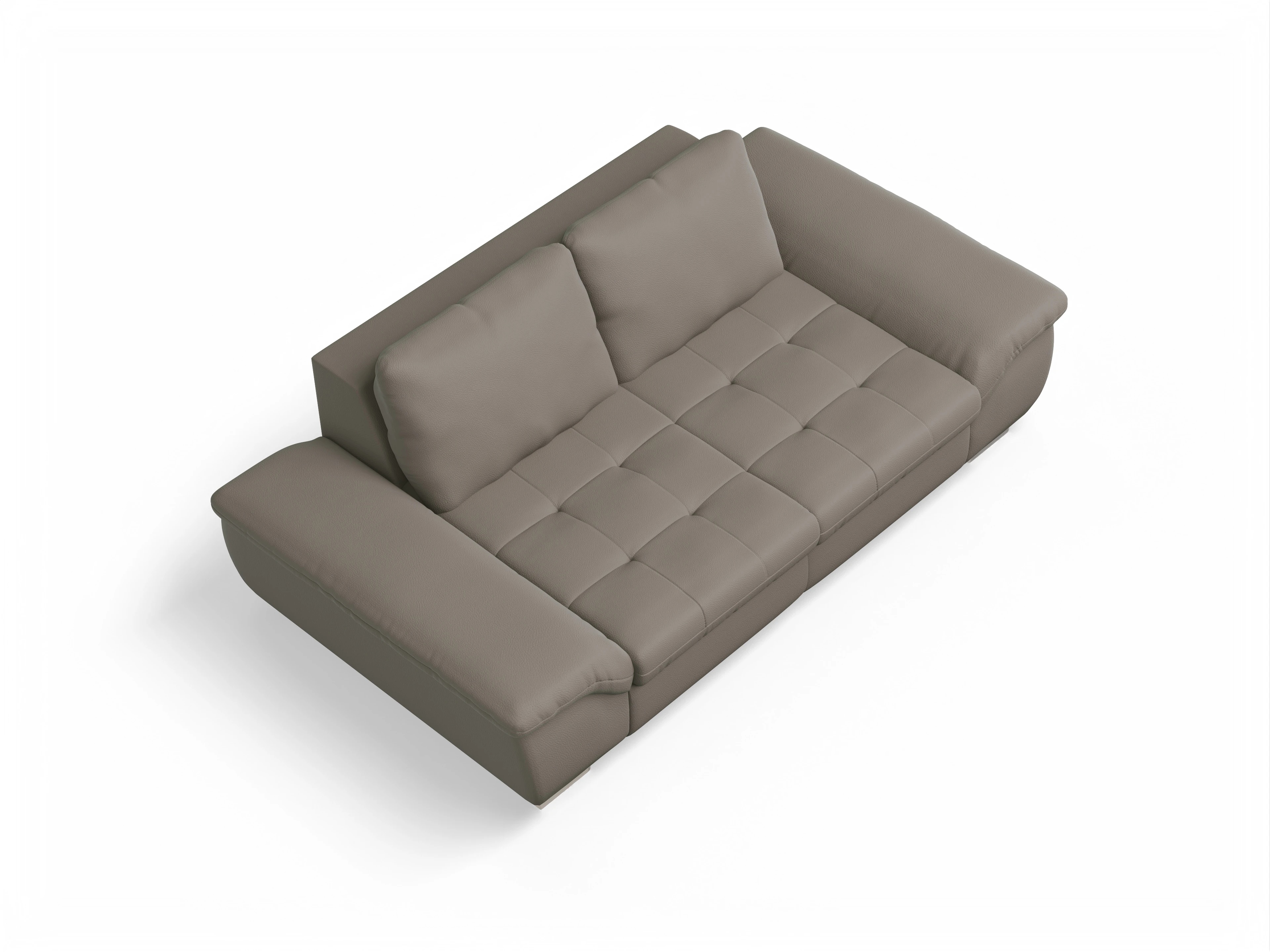 Ansicht des Produktes SC Smart 1007 2,5-Sitzer Sofa in Stoff Braun