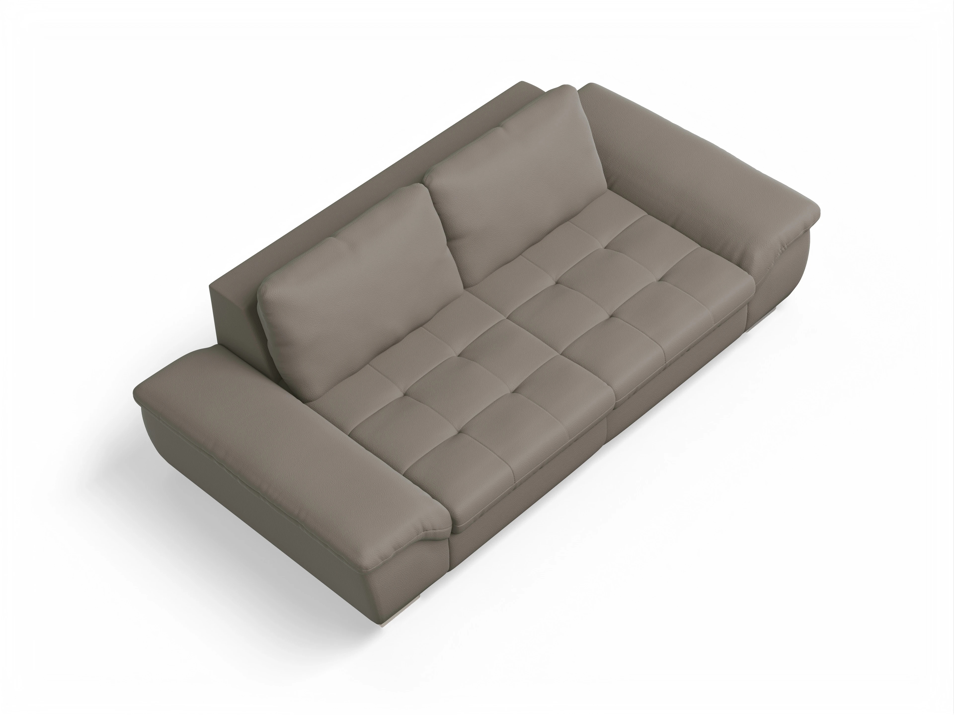 Ansicht des Produktes SC Smart 1007 3-Sitzer Sofa in Stoff Braun