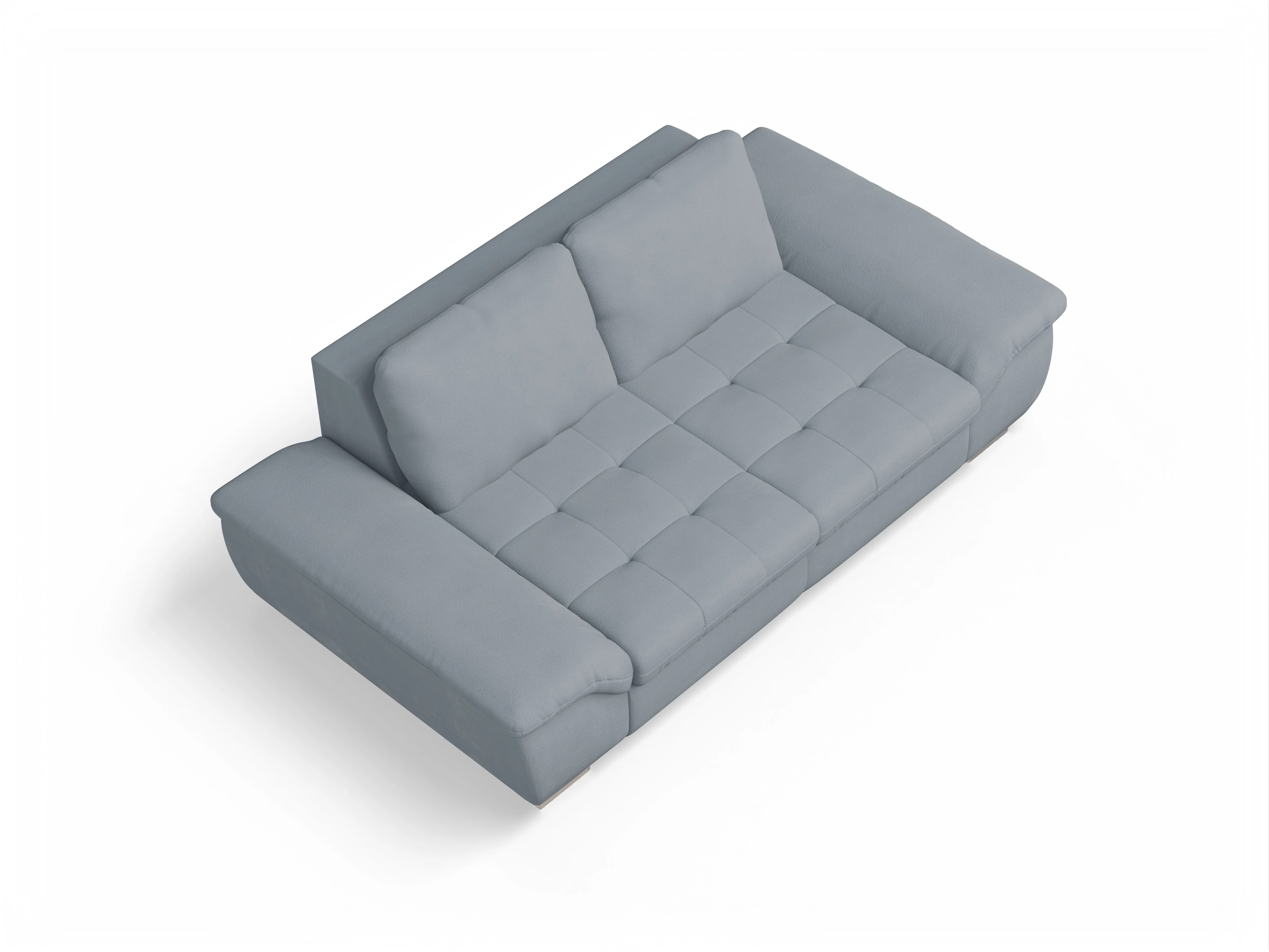 Ansicht des Produktes SC Smart 1007 2,5-Sitzer Sofa in Stoff Blau