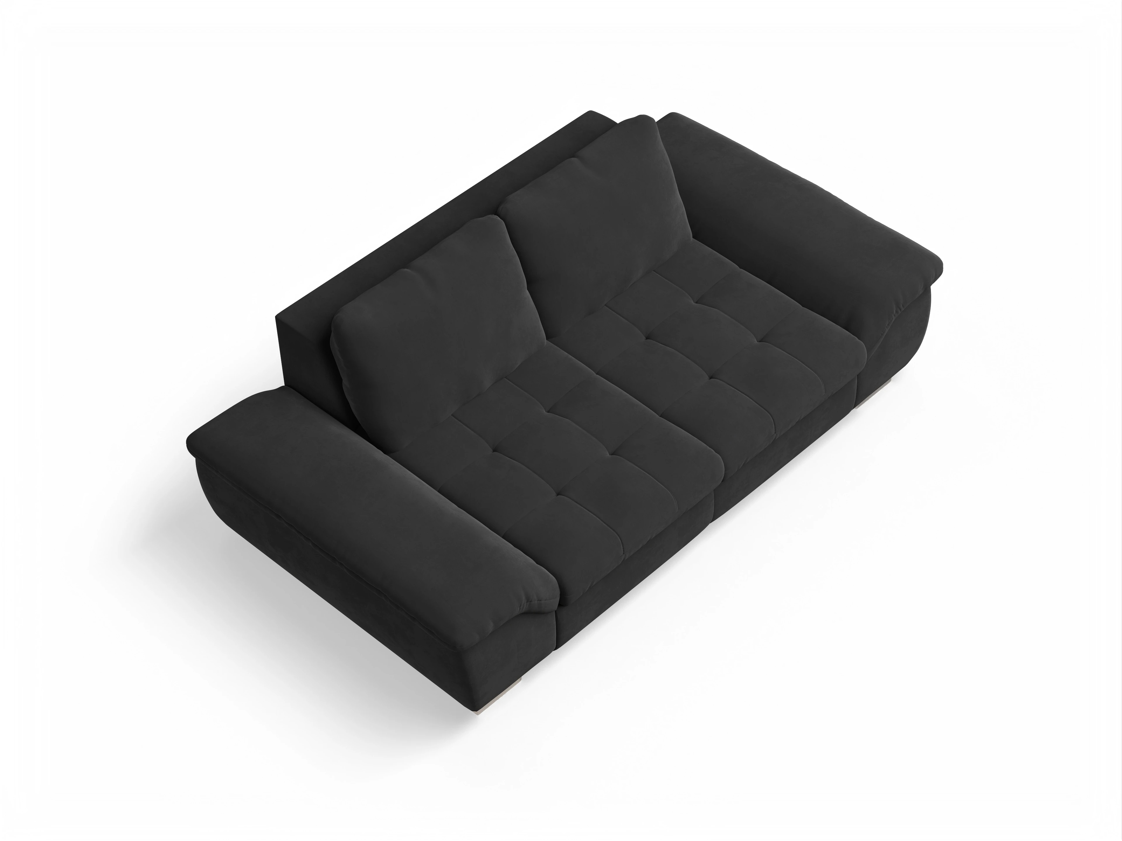 Ansicht des Produktes SC Smart 1007 2,5-Sitzer Sofa in Stoff Grau