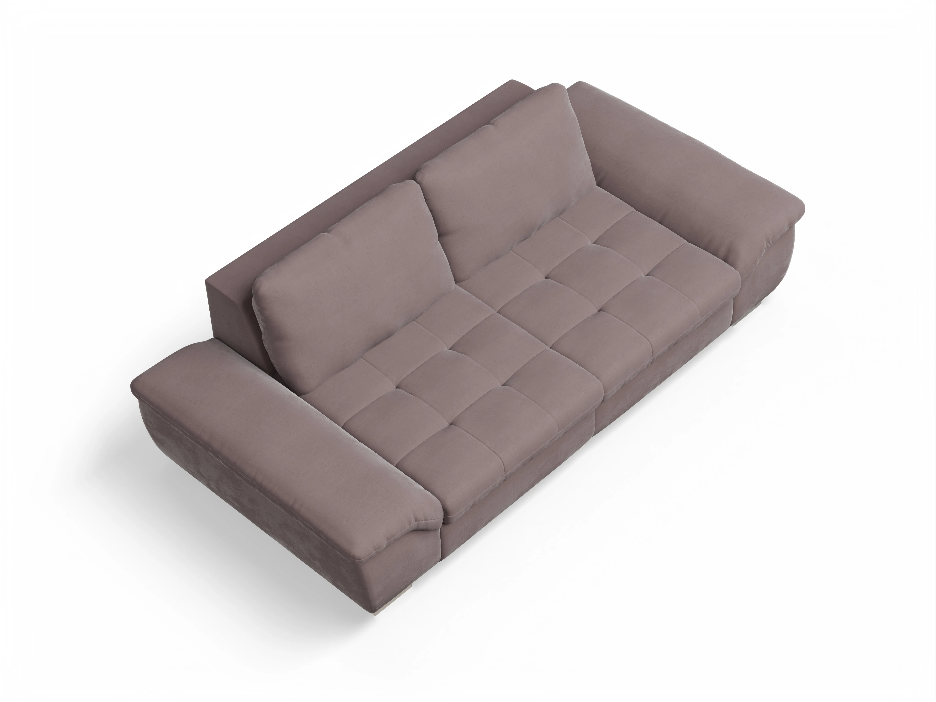 Ansicht des Produktes SC Smart 1007 3-Sitzer Sofa in Stoff Lila
