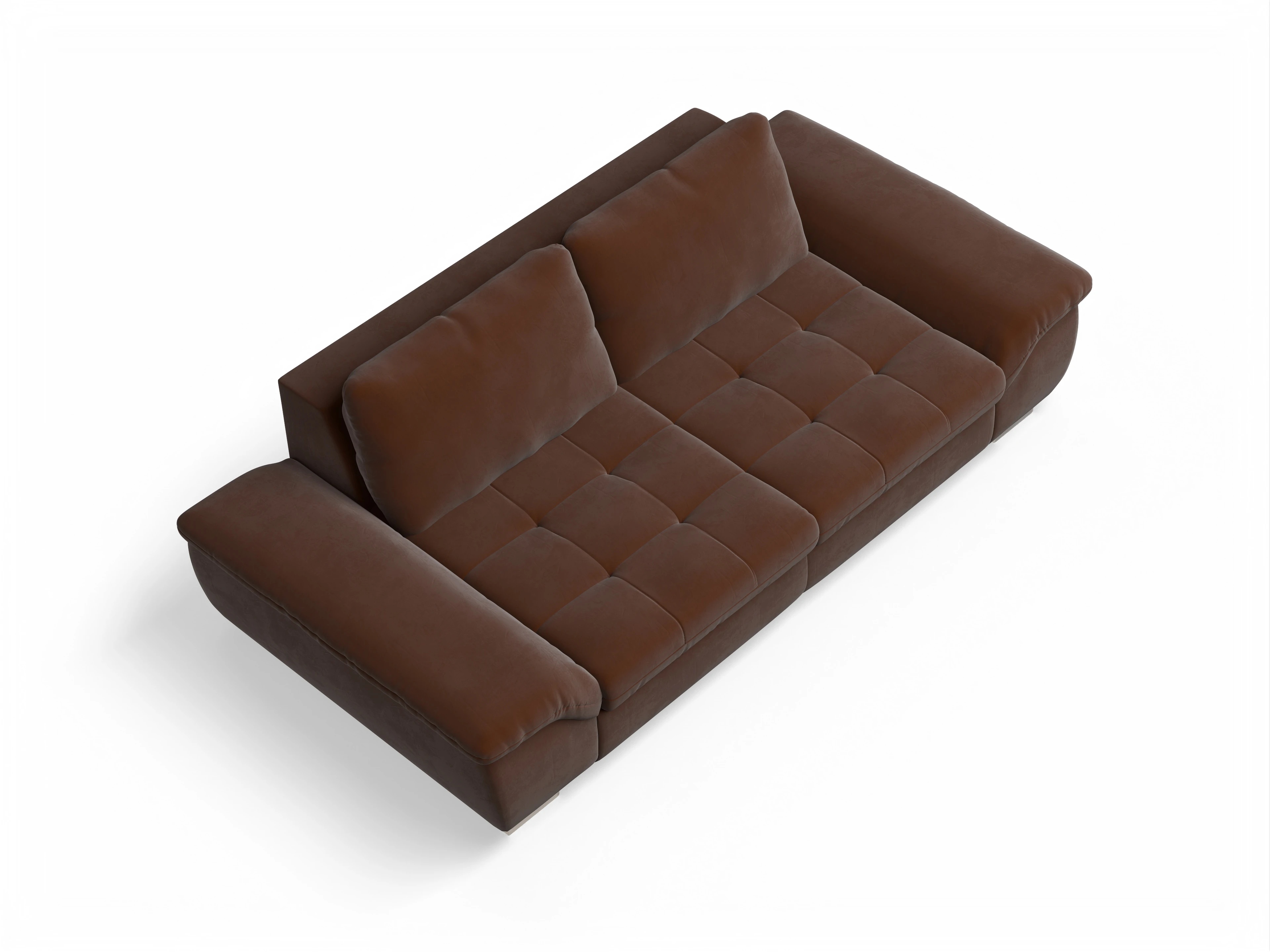 Ansicht des Produktes SC Smart 1007 3-Sitzer Sofa in Stoff Braun