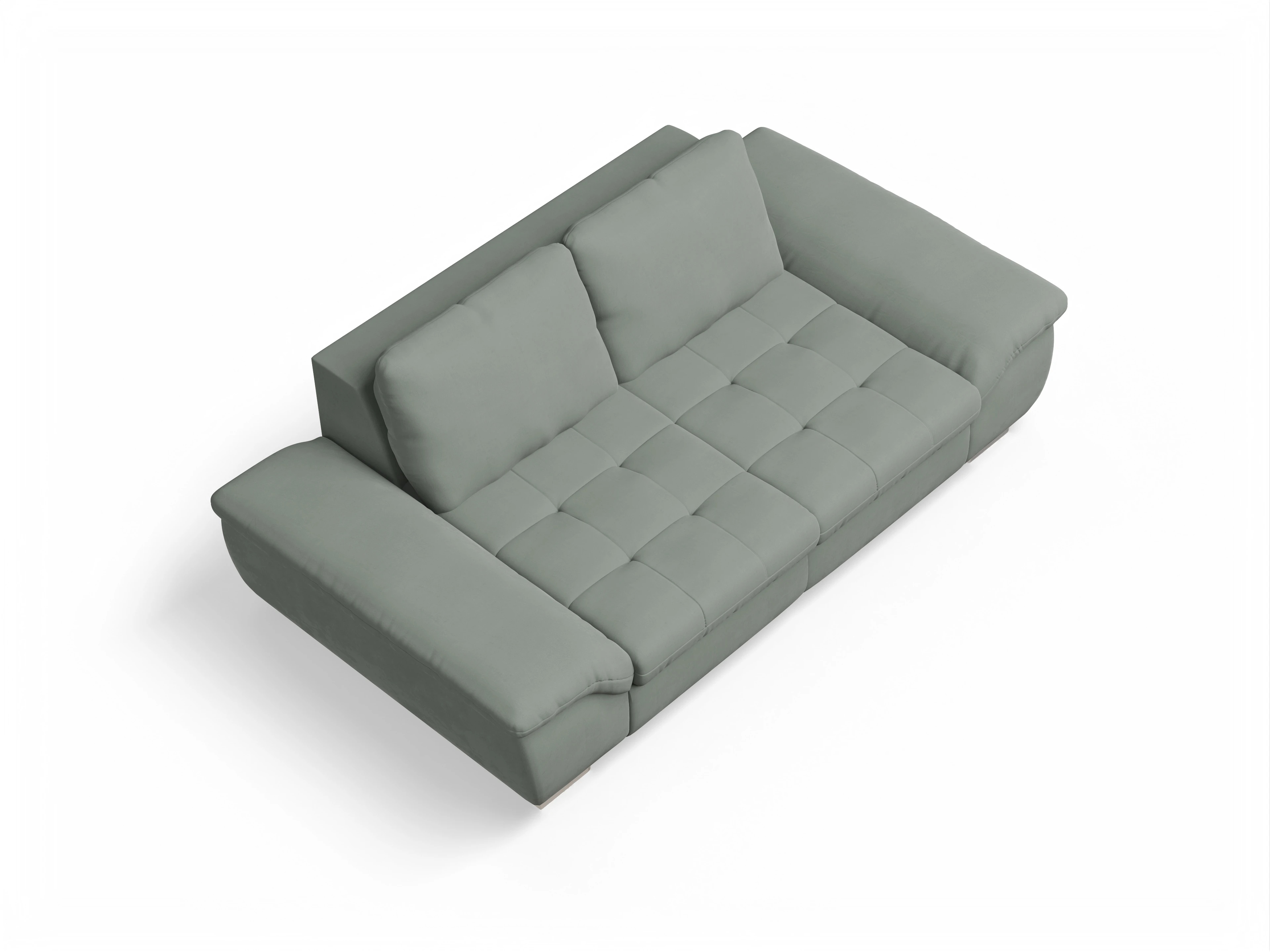 Ansicht des Produktes SC Smart 1007 2,5-Sitzer Sofa in Stoff Grau