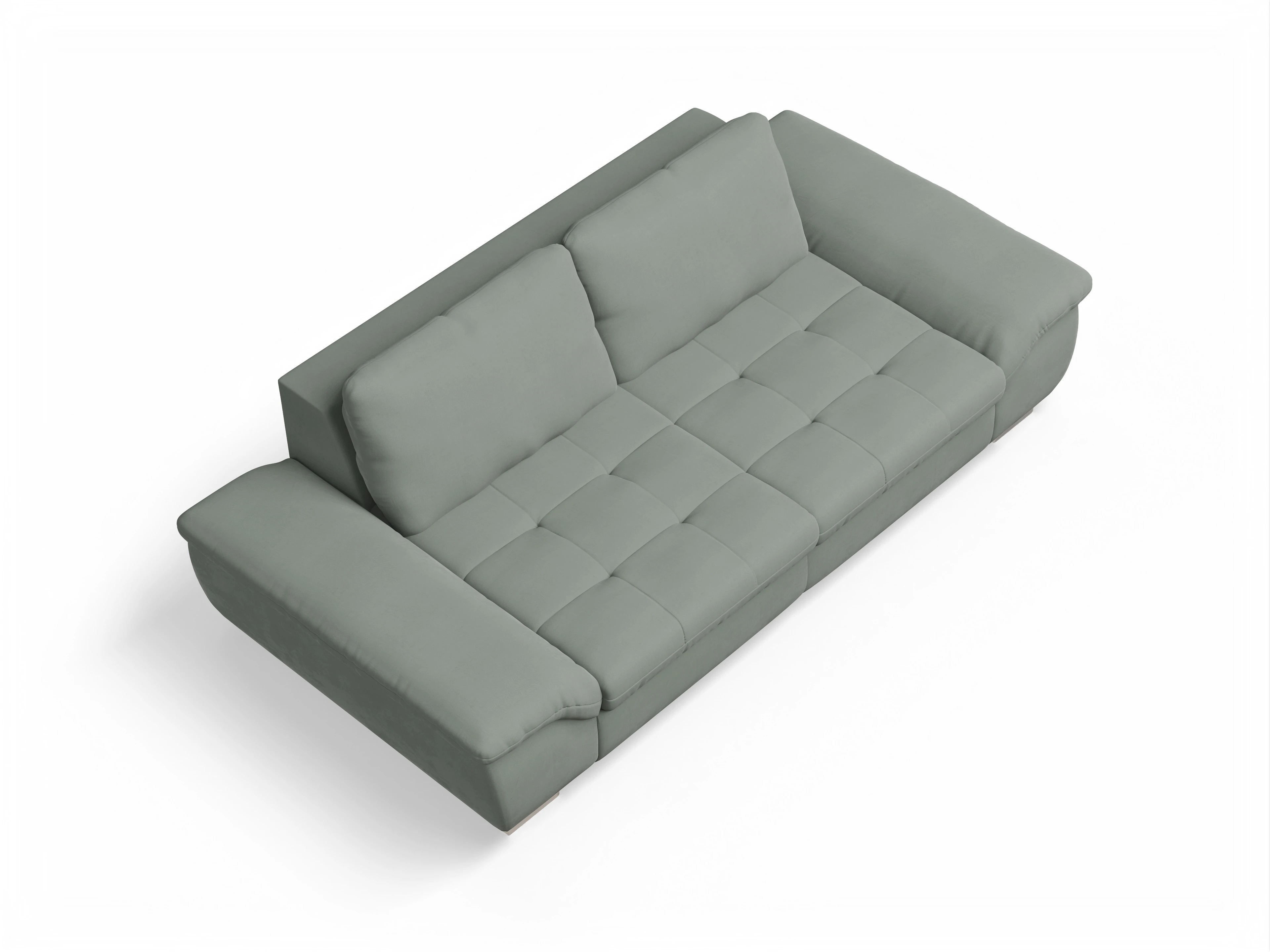 Ansicht des Produktes SC Smart 1007 3-Sitzer Sofa in Stoff Grau